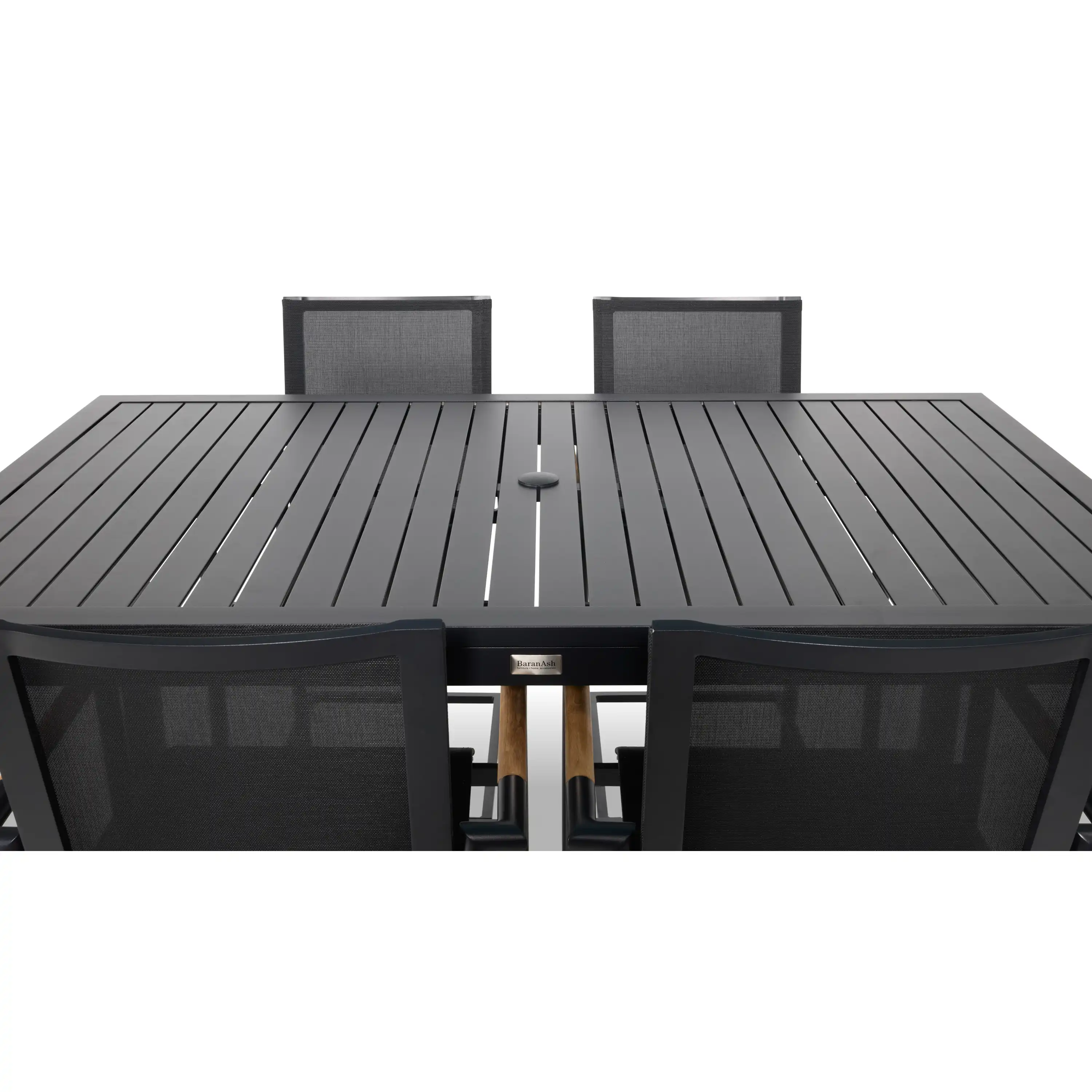 Capri 7 Piece Black Sling Bar Height Group - Image 4