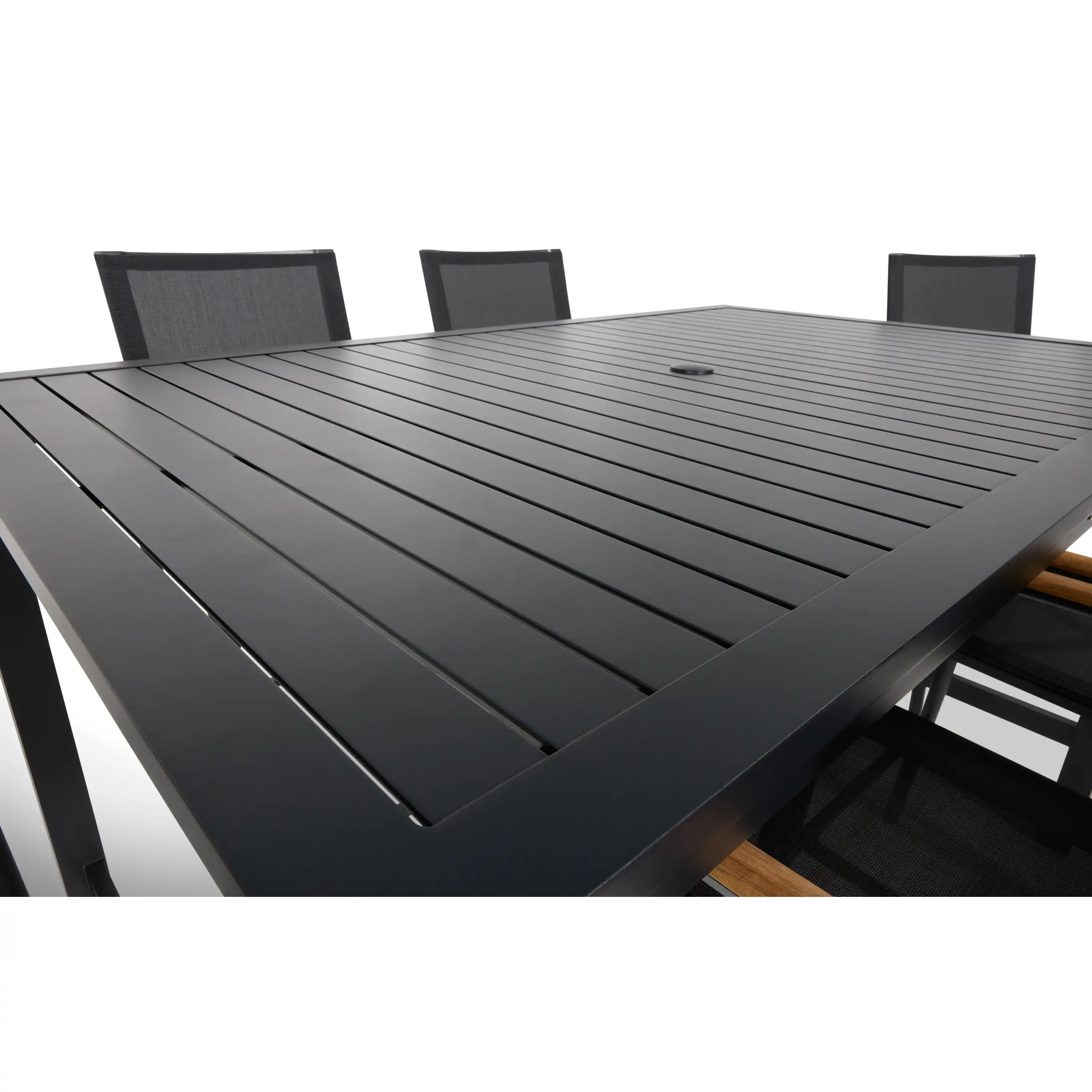 Capri 7 Piece Black Sling Bar Height Group - Image 6