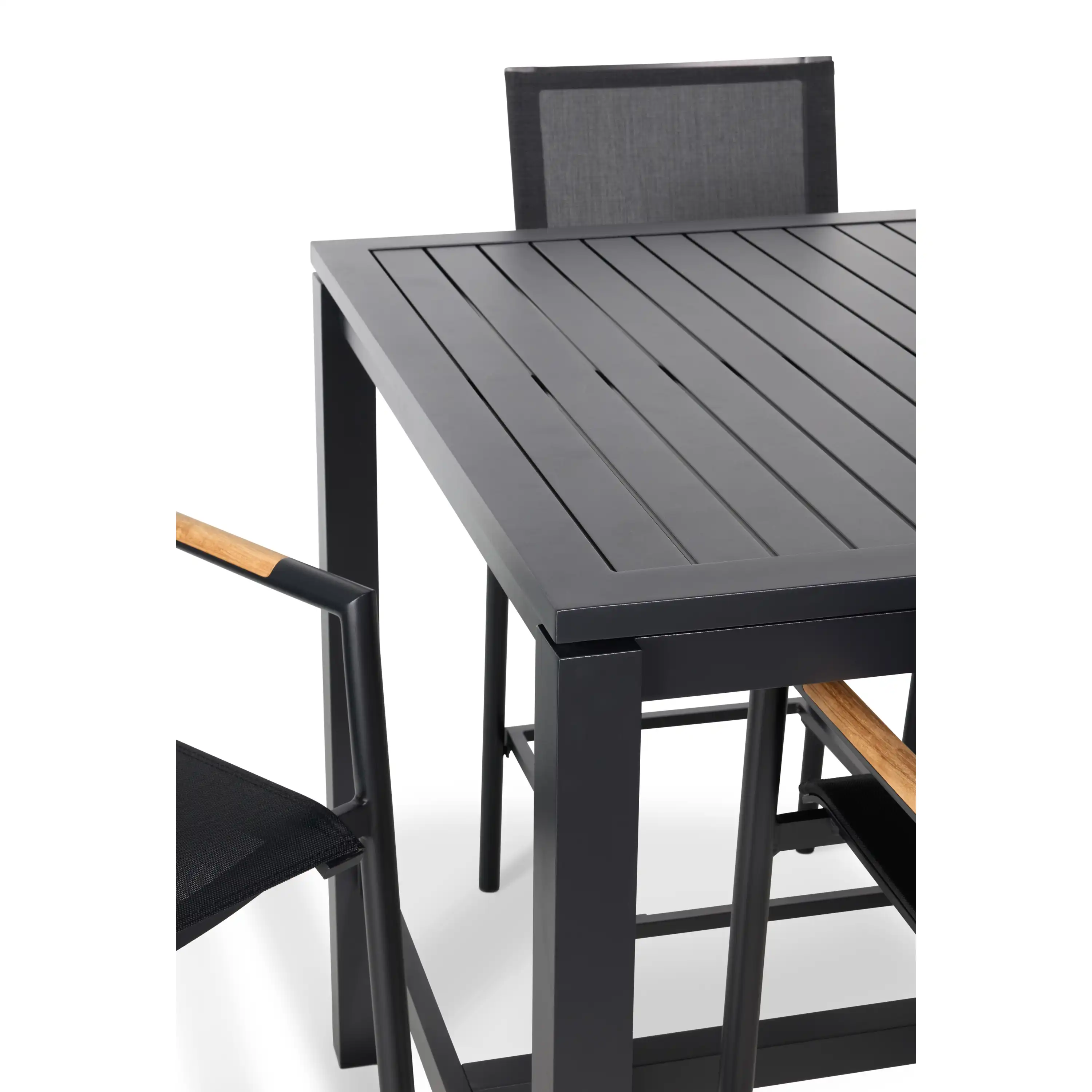 Capri 7 Piece Black Sling Bar Height Group - Image 7