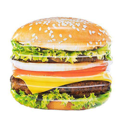 Cheeseburger Island Inflatable Mattress
