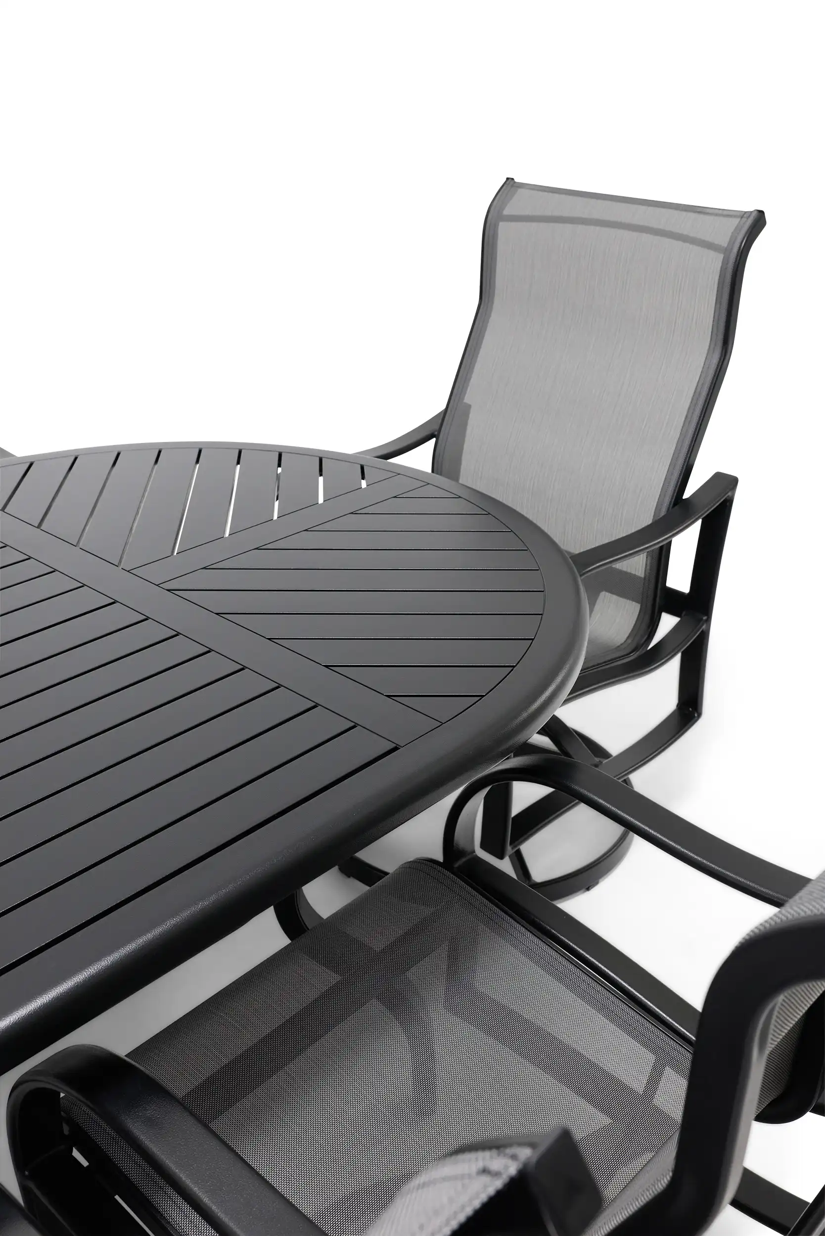 Coastline 7 Piece Black Oval Dining Group - Image 10