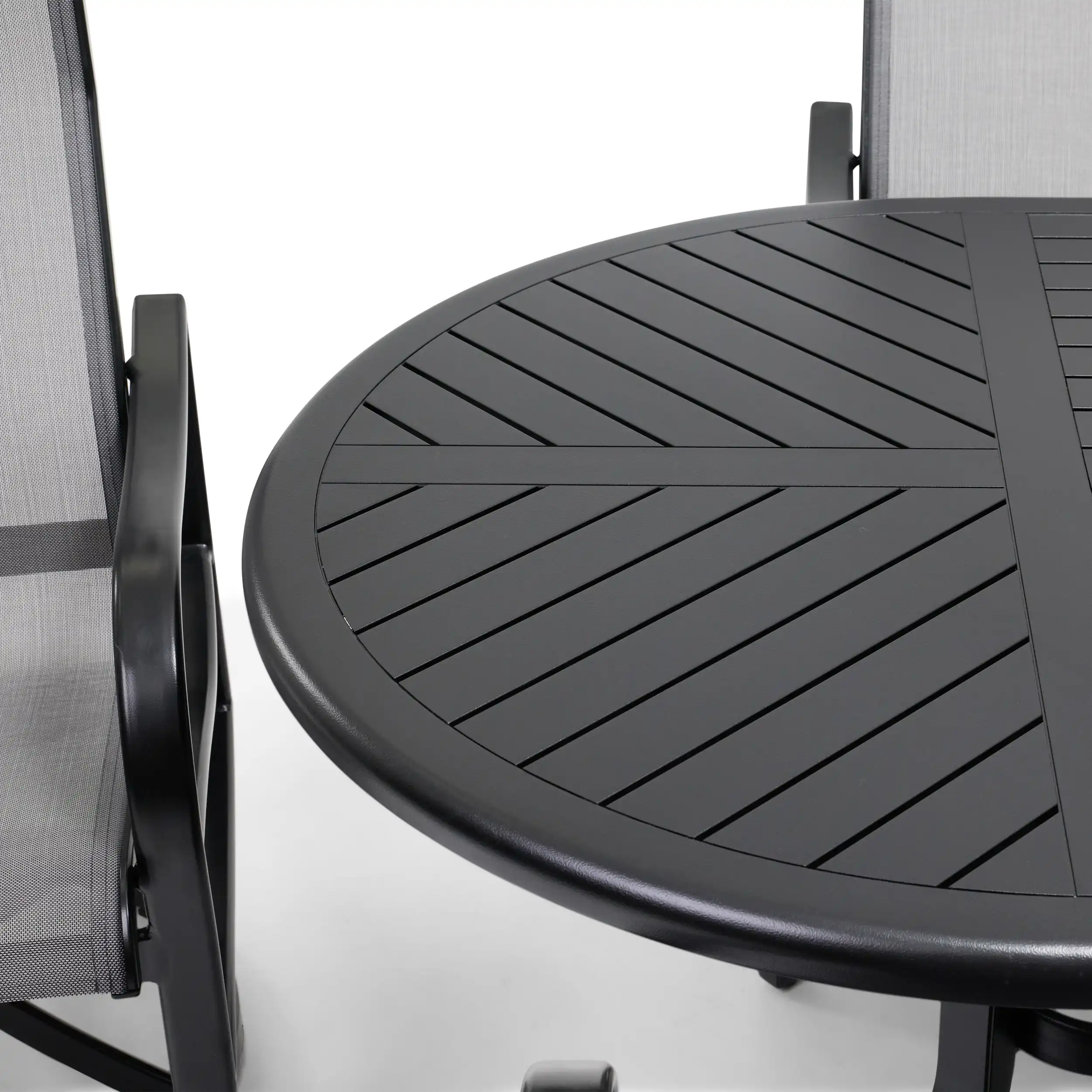 Coastline 7 Piece Black Oval Dining Group - Image 8