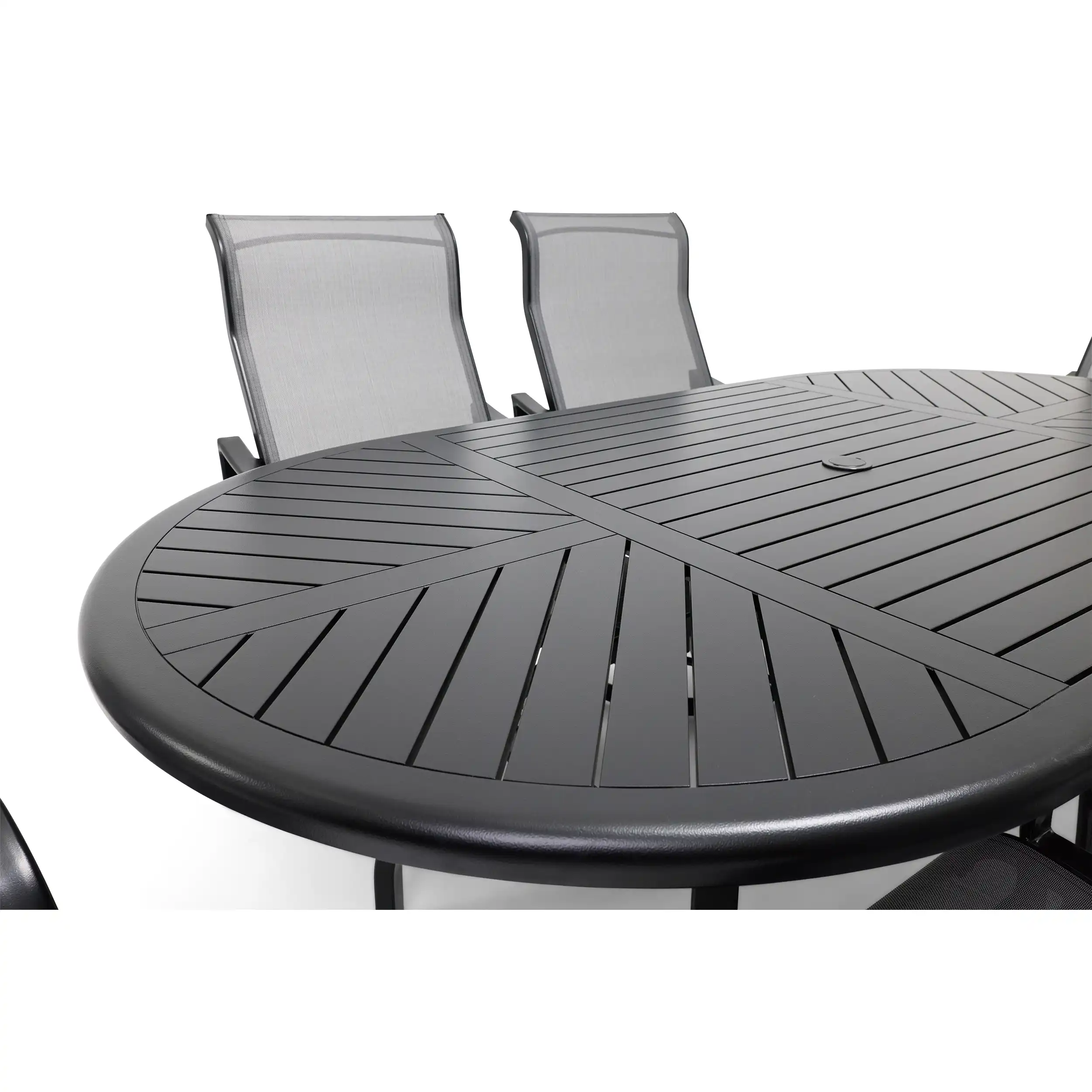 Coastline 7 Piece Black Oval Dining Group - Image 9