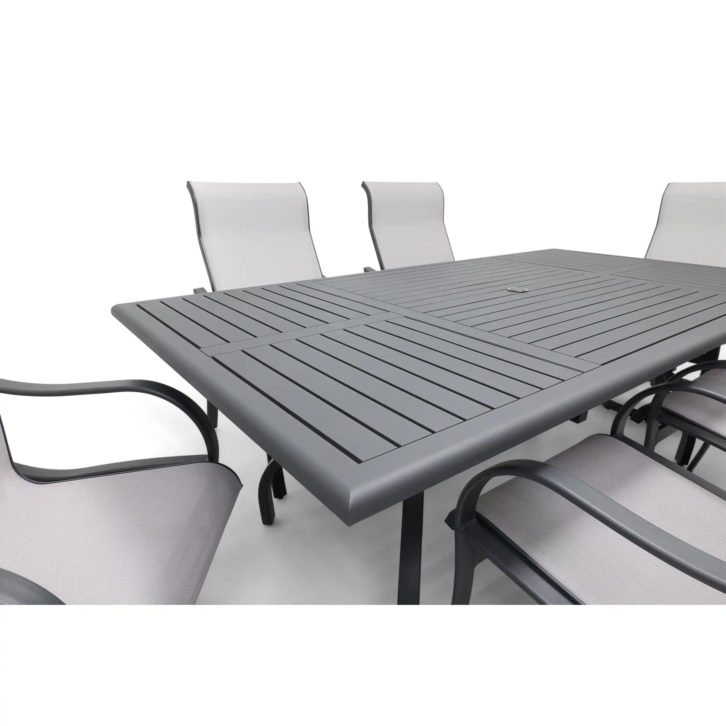 Coastline 7 Piece Graphite Dining Group - Image 11
