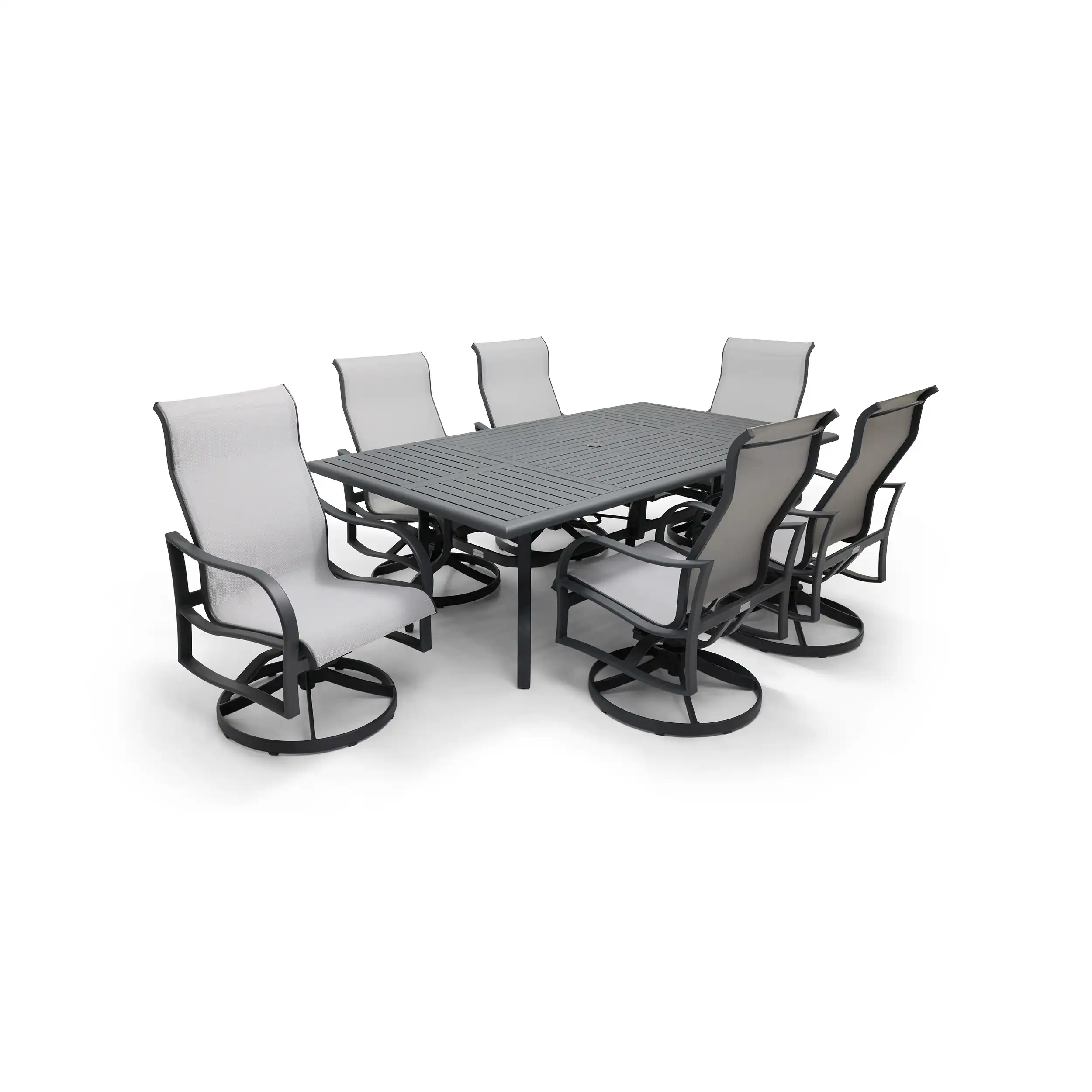 Coastline 7 Piece Graphite Dining Group - Image 7