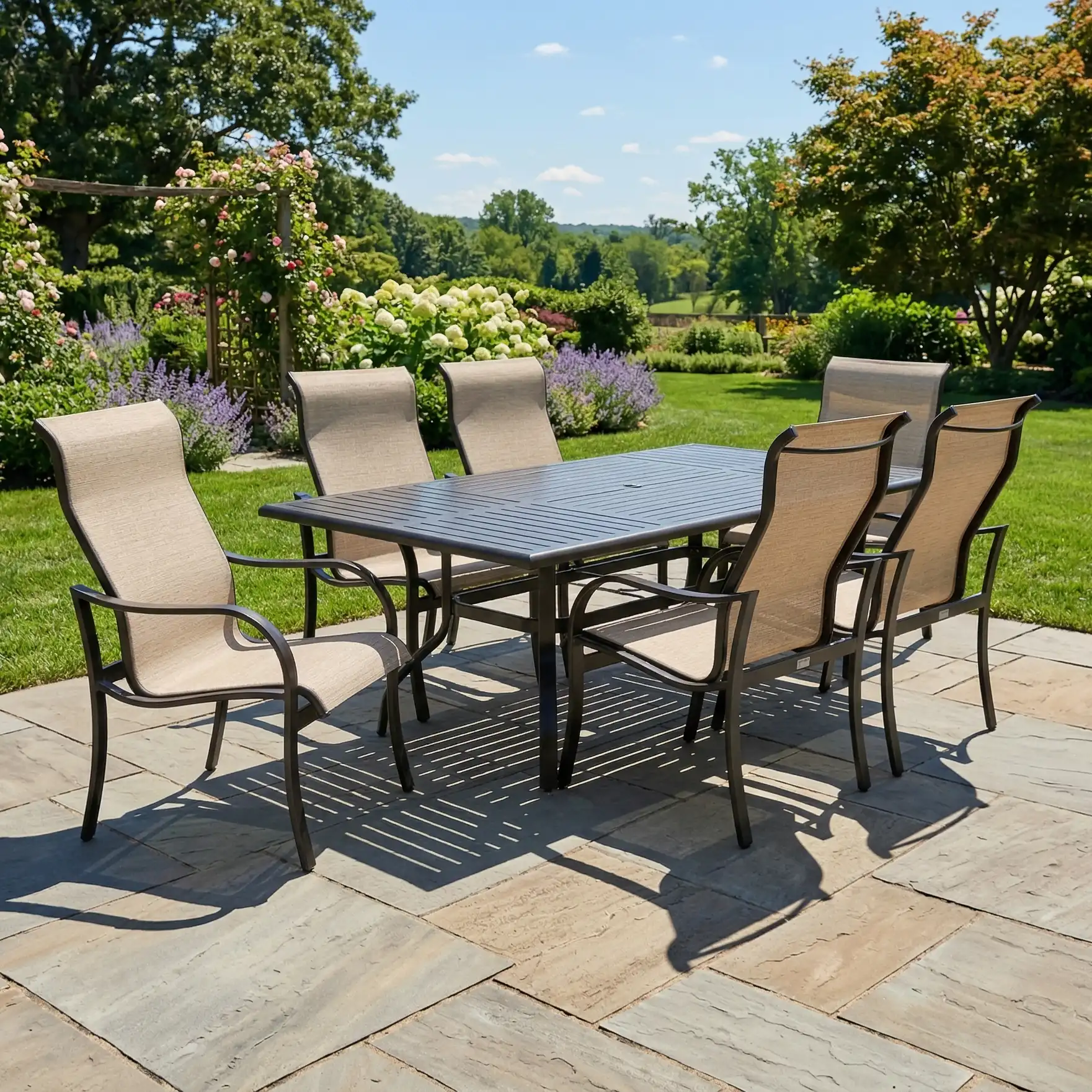 Coastline 7 Piece Scoria Dining Group