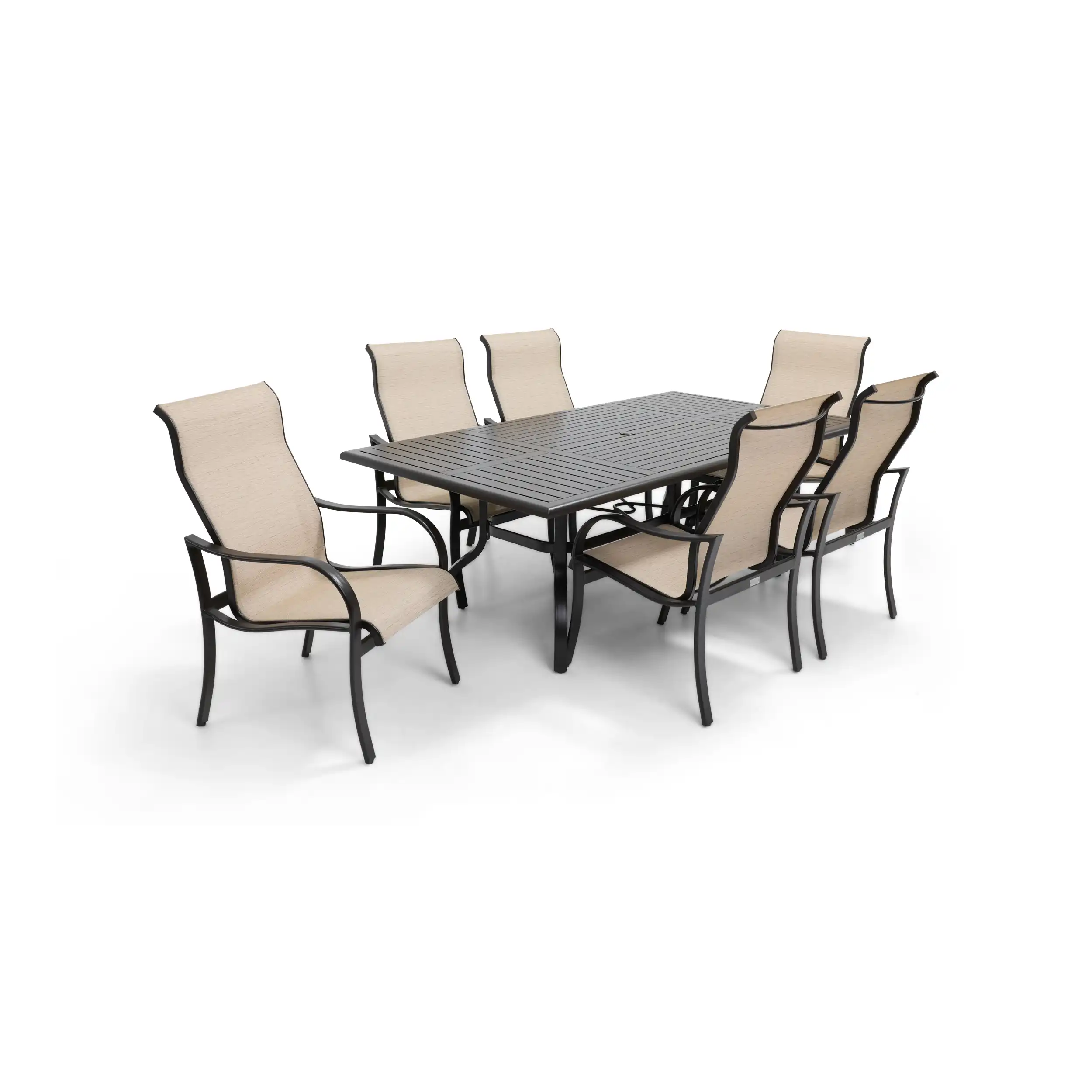 Coastline 7 Piece Scoria Dining Group - Image 3