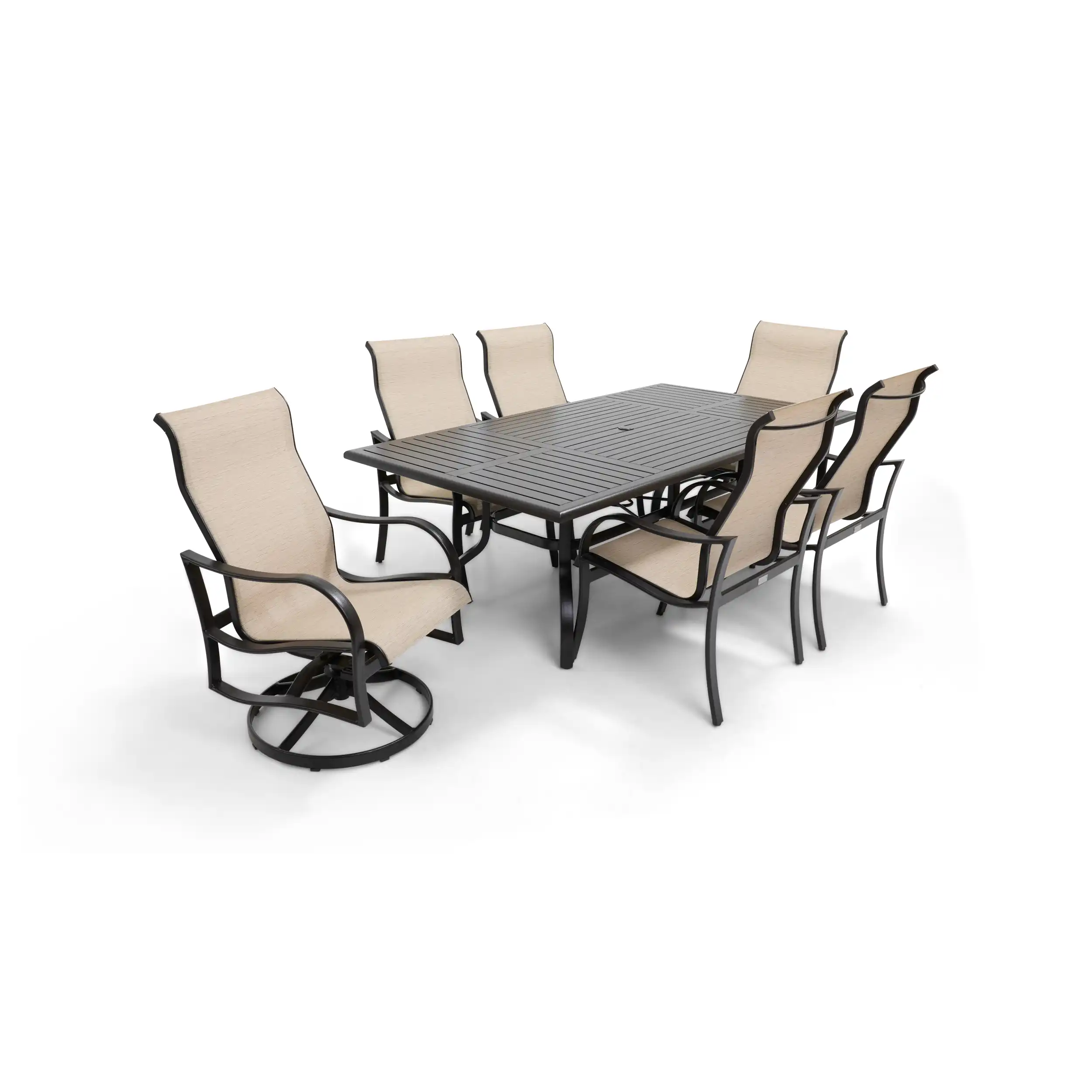 Coastline 7 Piece Scoria Dining Group - Image 4