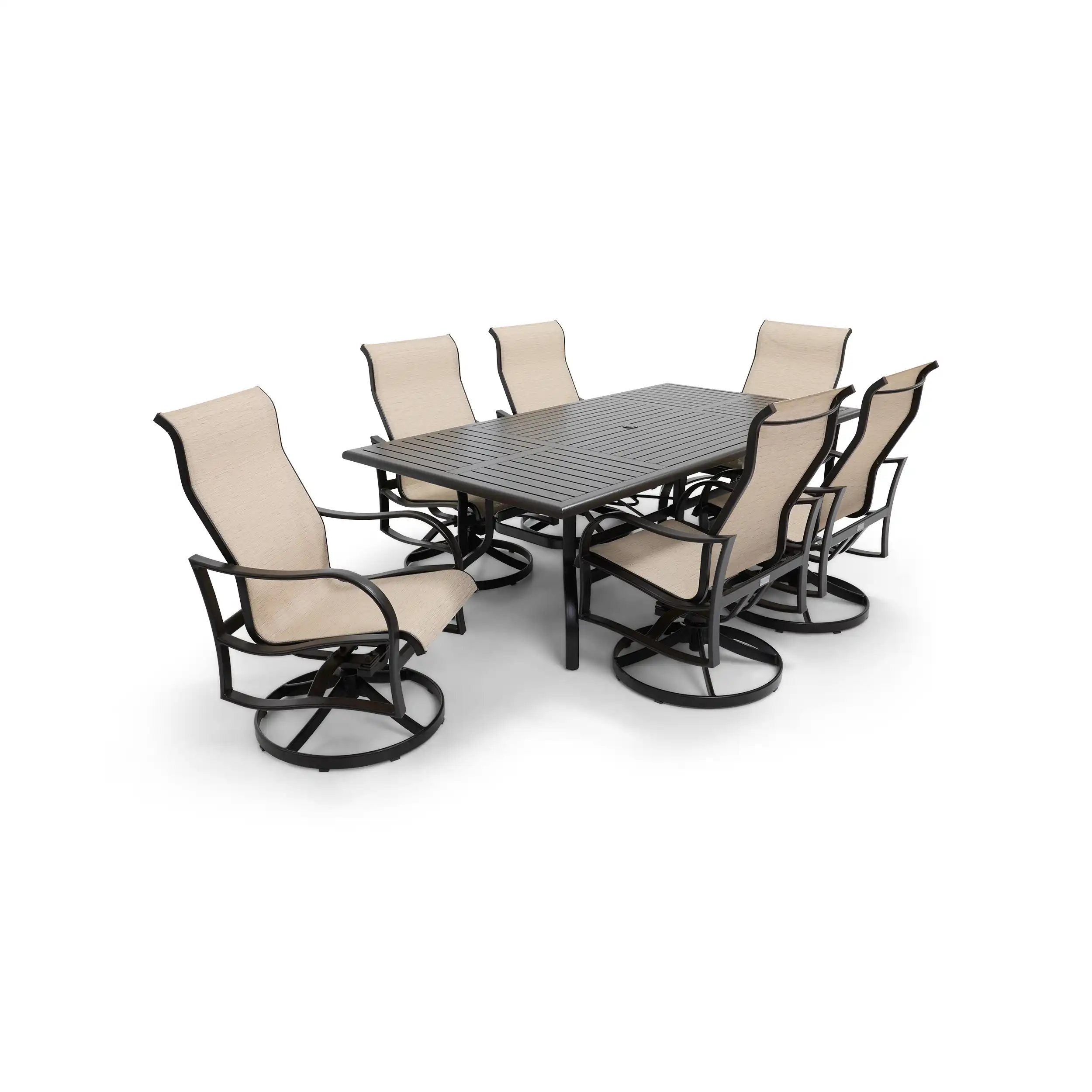 Coastline 7 Piece Scoria Dining Group - Image 7