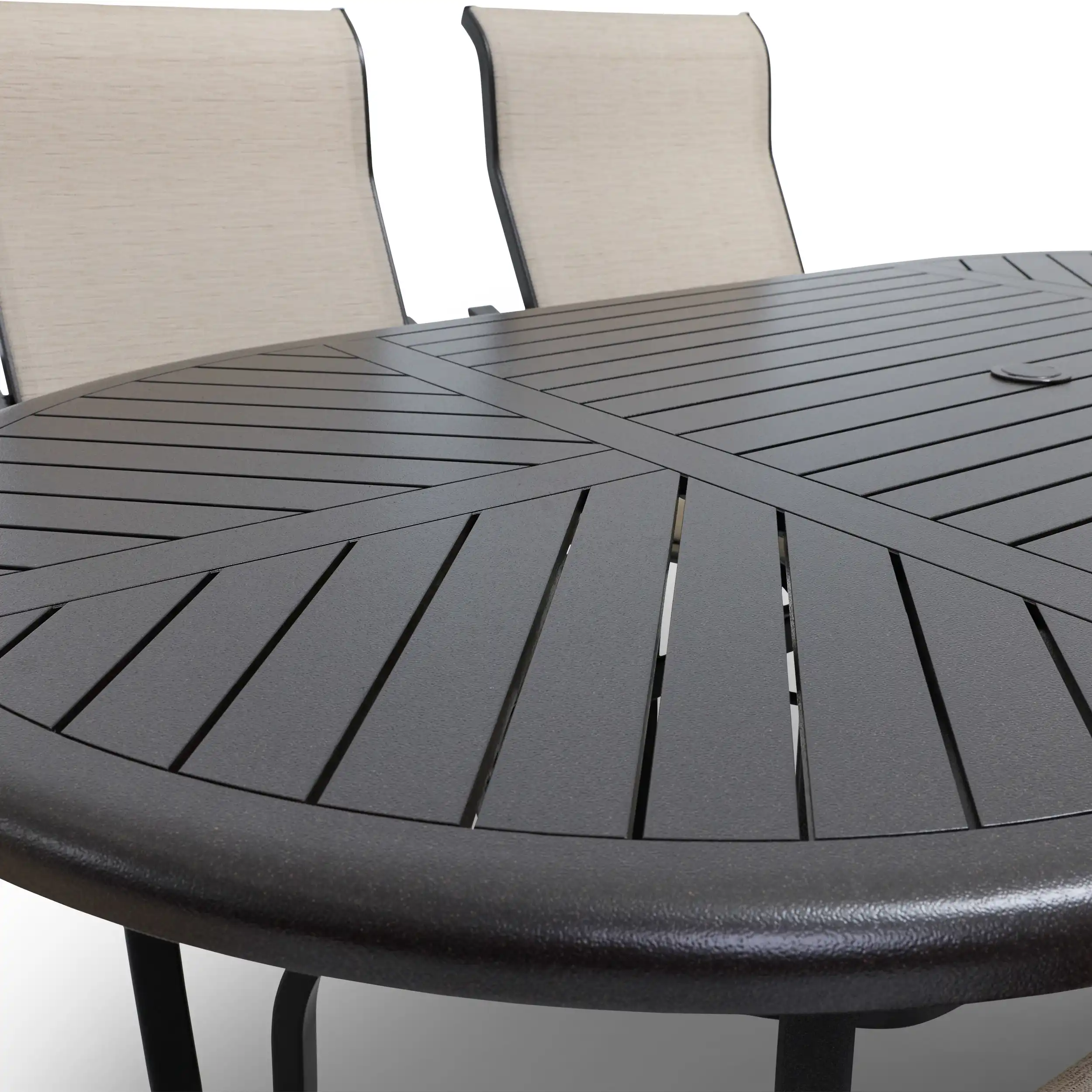 Coastline 7 Piece Scoria Oval Dining Group - Image 9