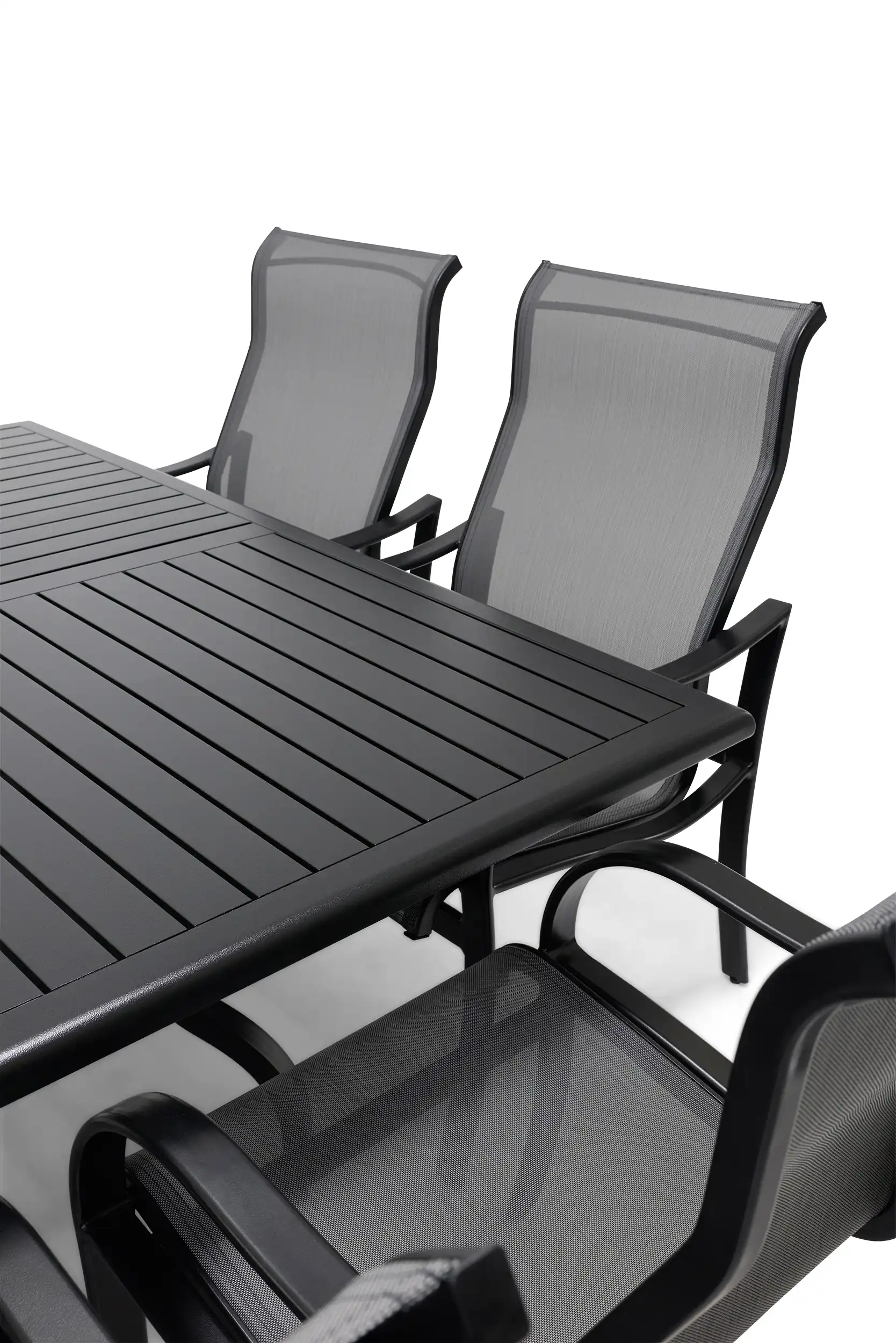 Coastline 9 Piece Black Square Dining Group - Image 10