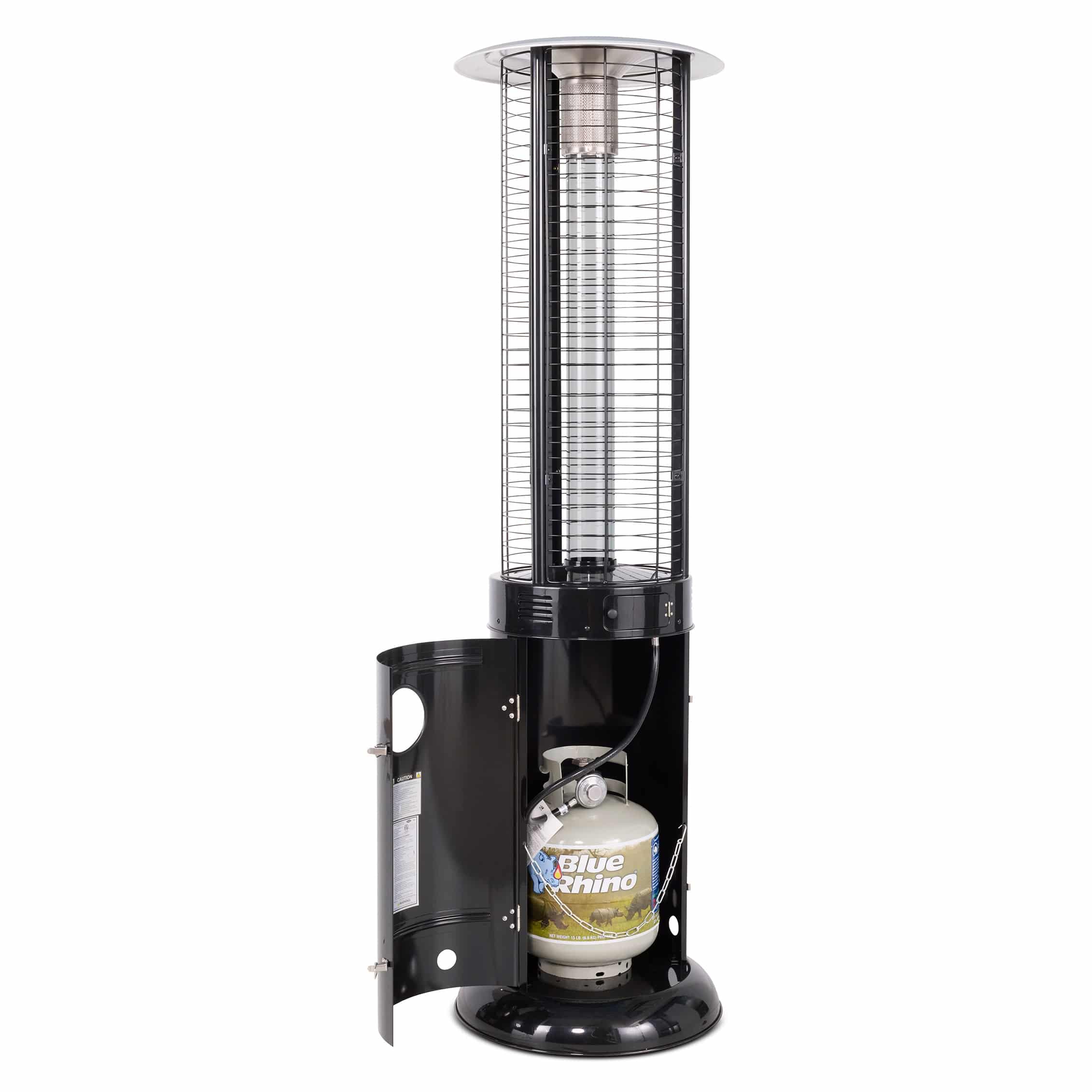 Commercial Round Glass Tube 40K BTU Patio Heater- Black - Image 4