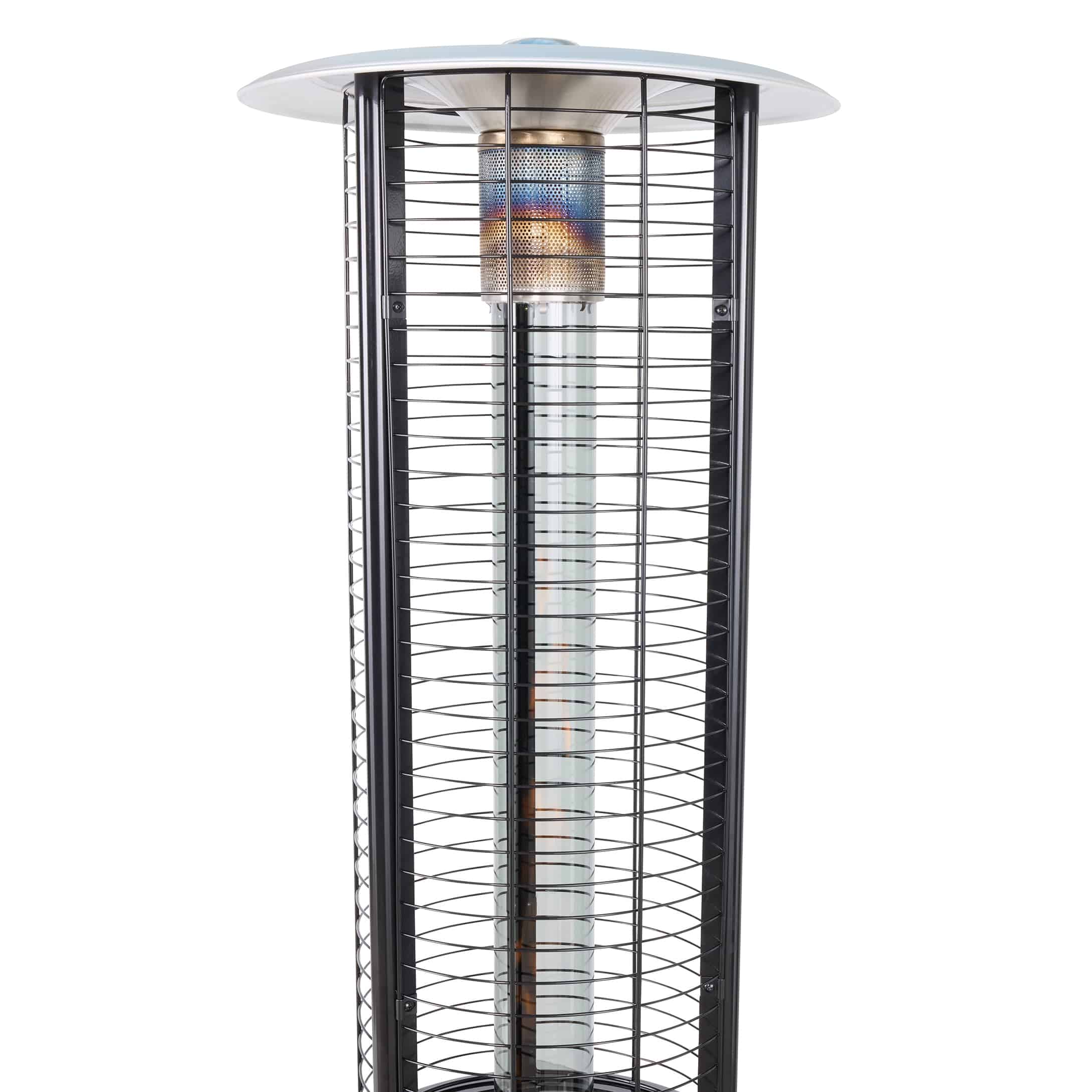 Commercial Round Glass Tube 40K BTU Patio Heater- Black - Image 5