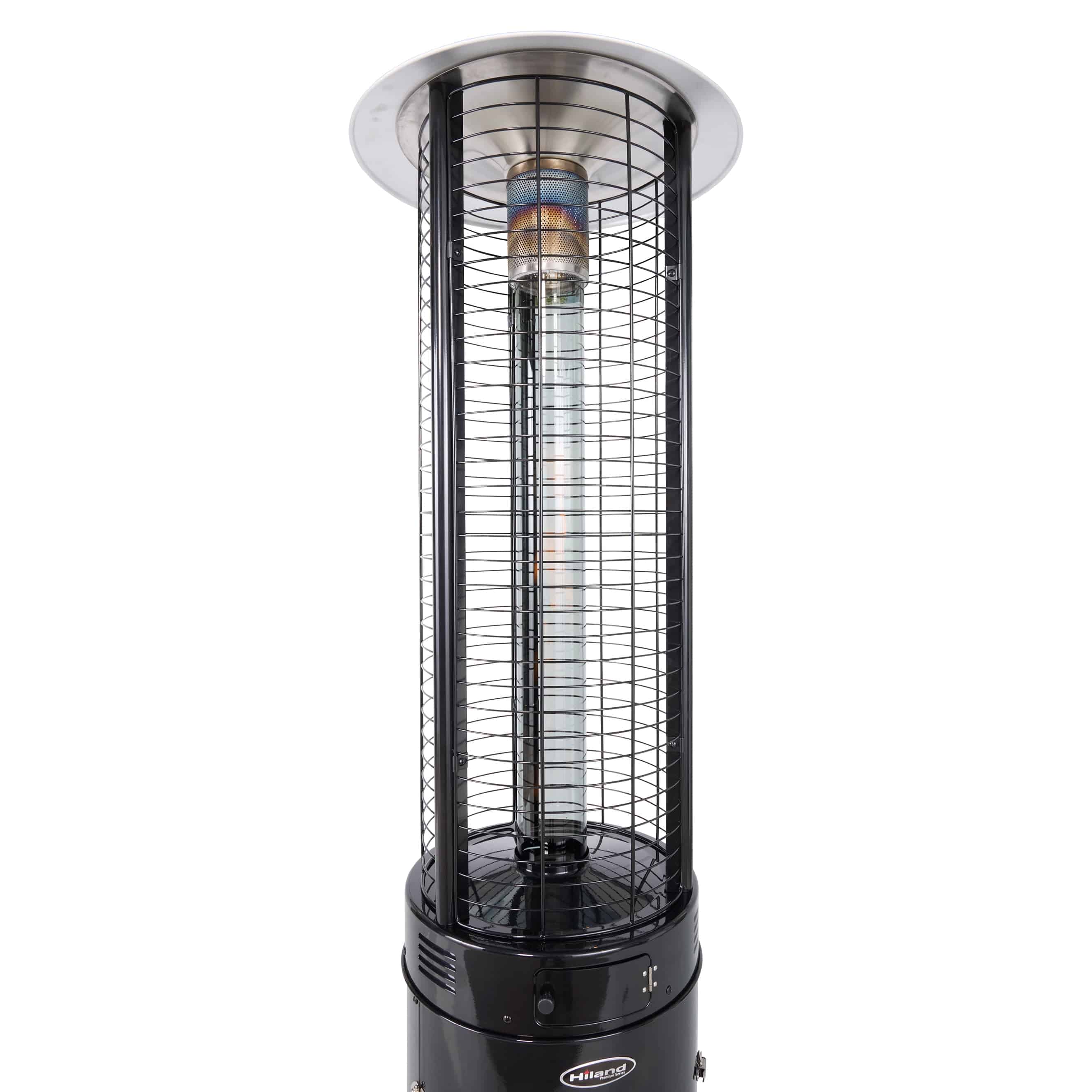 Commercial Round Glass Tube 40K BTU Patio Heater- Black - Image 7
