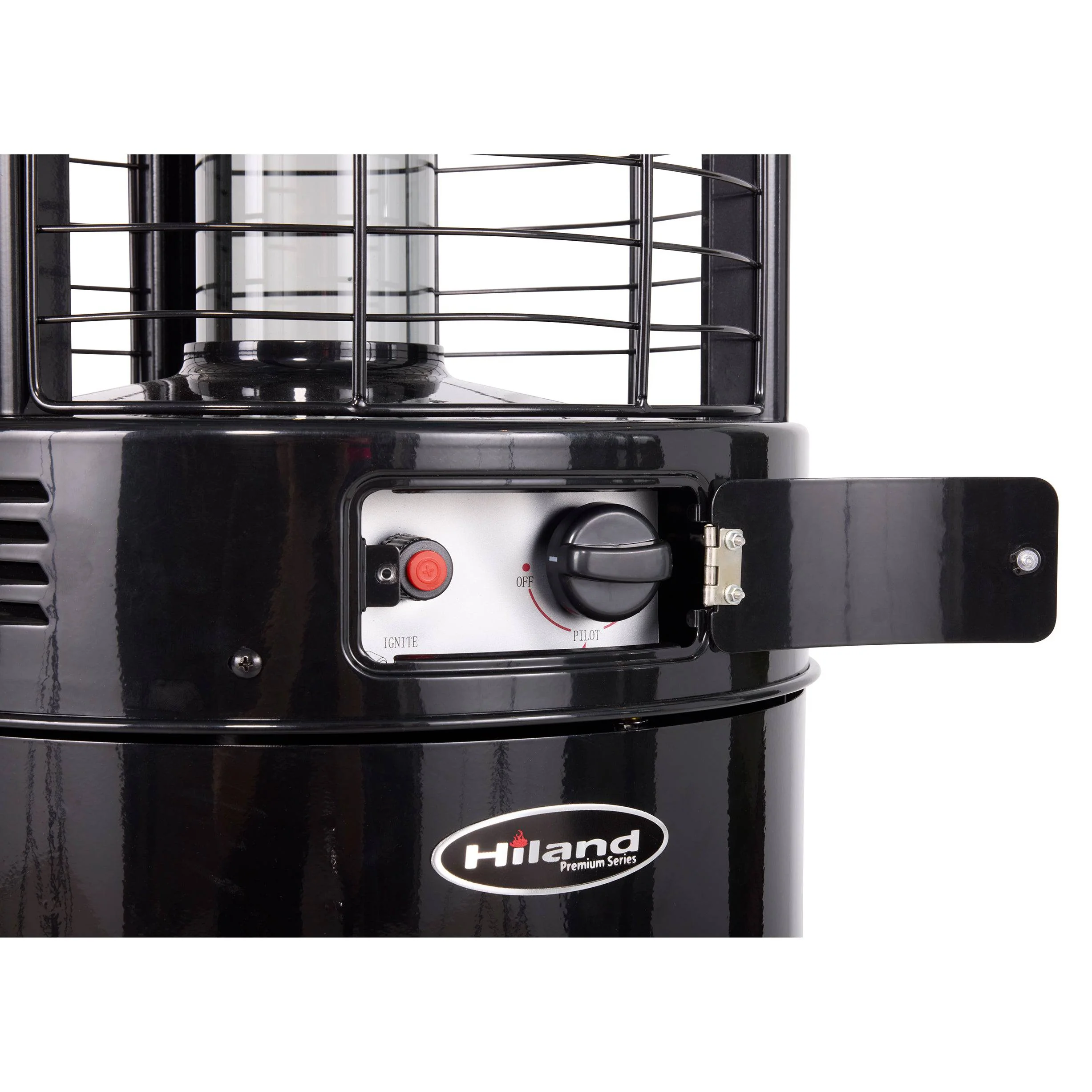 Commercial Round Glass Tube 40K BTU Patio Heater- Black - Image 9