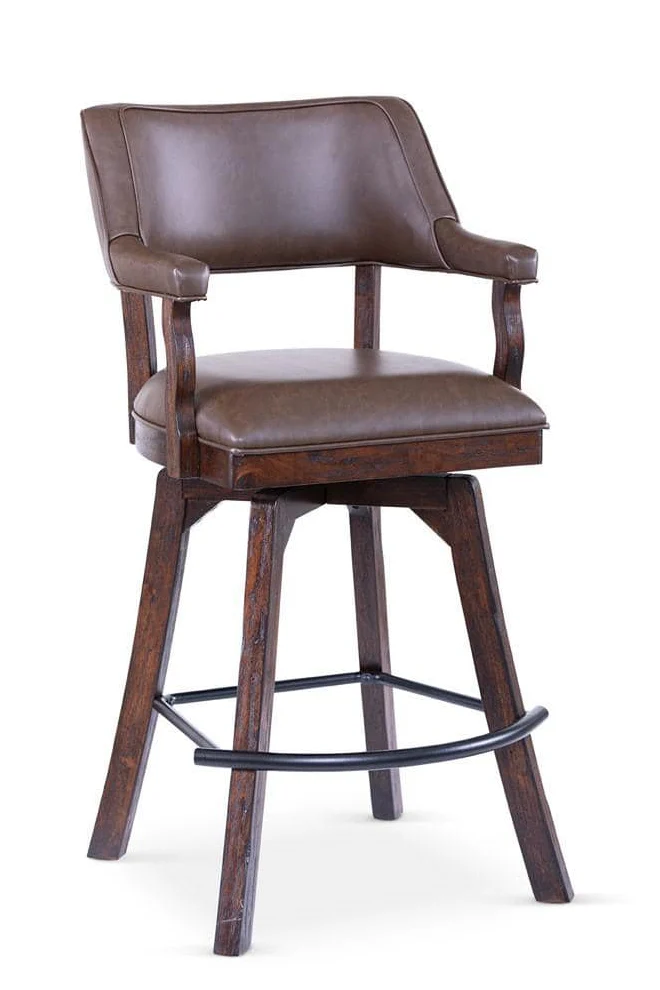 Cumberland Cushioned Swivel 30" Barstool