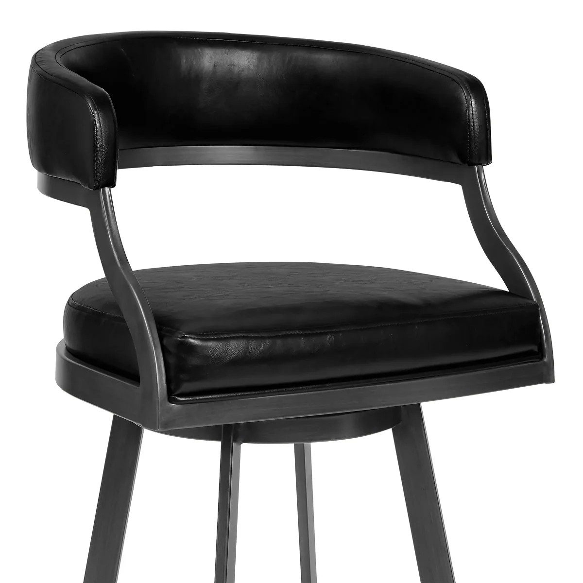 Dothan Swivel 30" Barstool - Mineral/Black - Image 3
