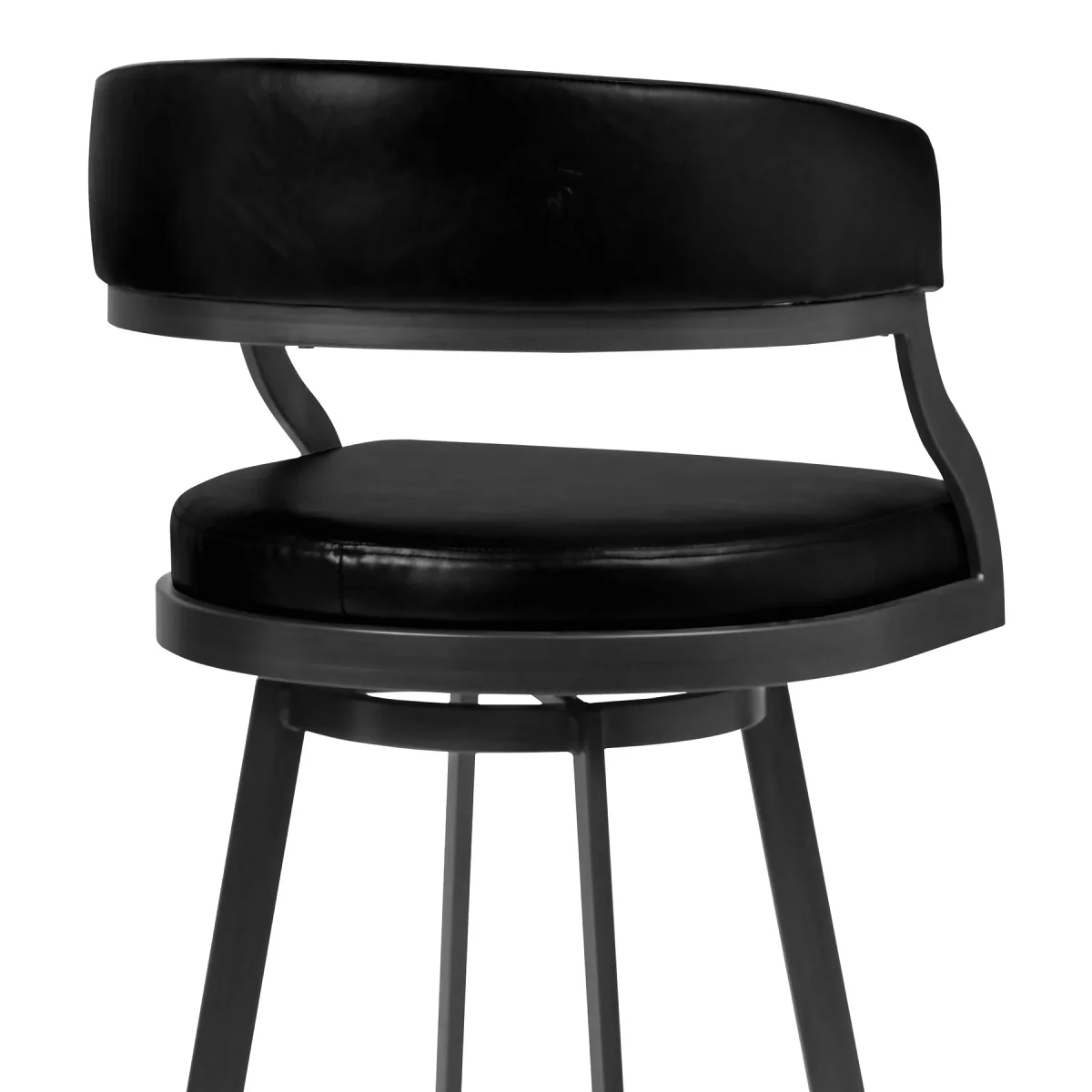 Dothan Swivel 30" Barstool - Mineral/Black - Image 4