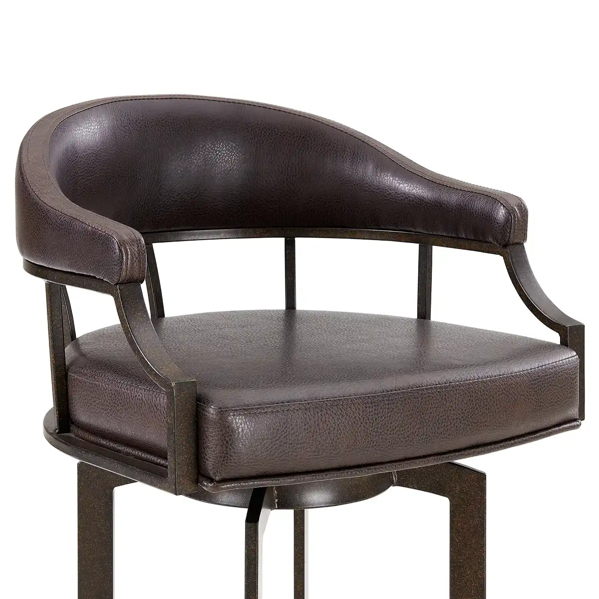 Eastpoint Swivel 30" Barstool - Auburn/Brown - Image 4