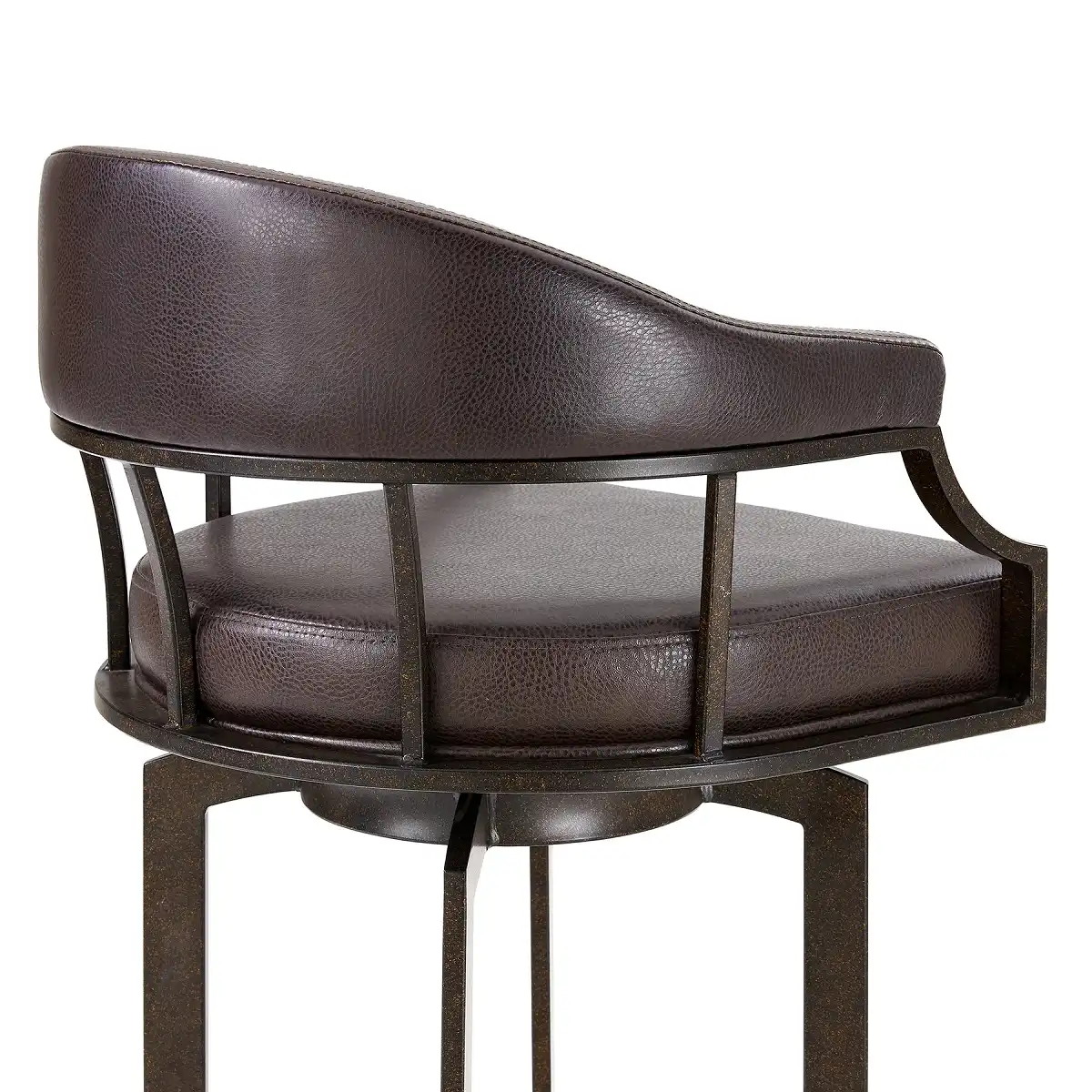 Eastpoint Swivel 30" Barstool - Auburn/Brown - Image 5
