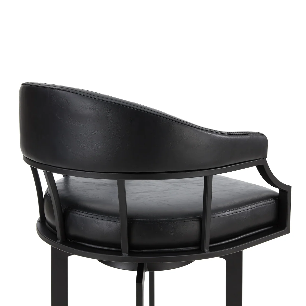 Eastpoint Swivel 26" Counter Stool - Black/Black - Image 5