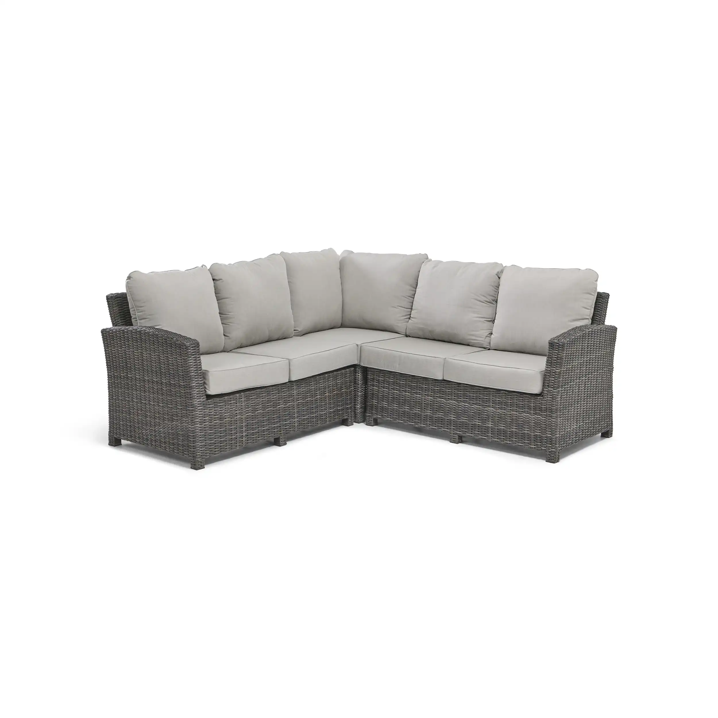 Ellis 3 Piece Sectional Group - Dove Acrylic - Image 2