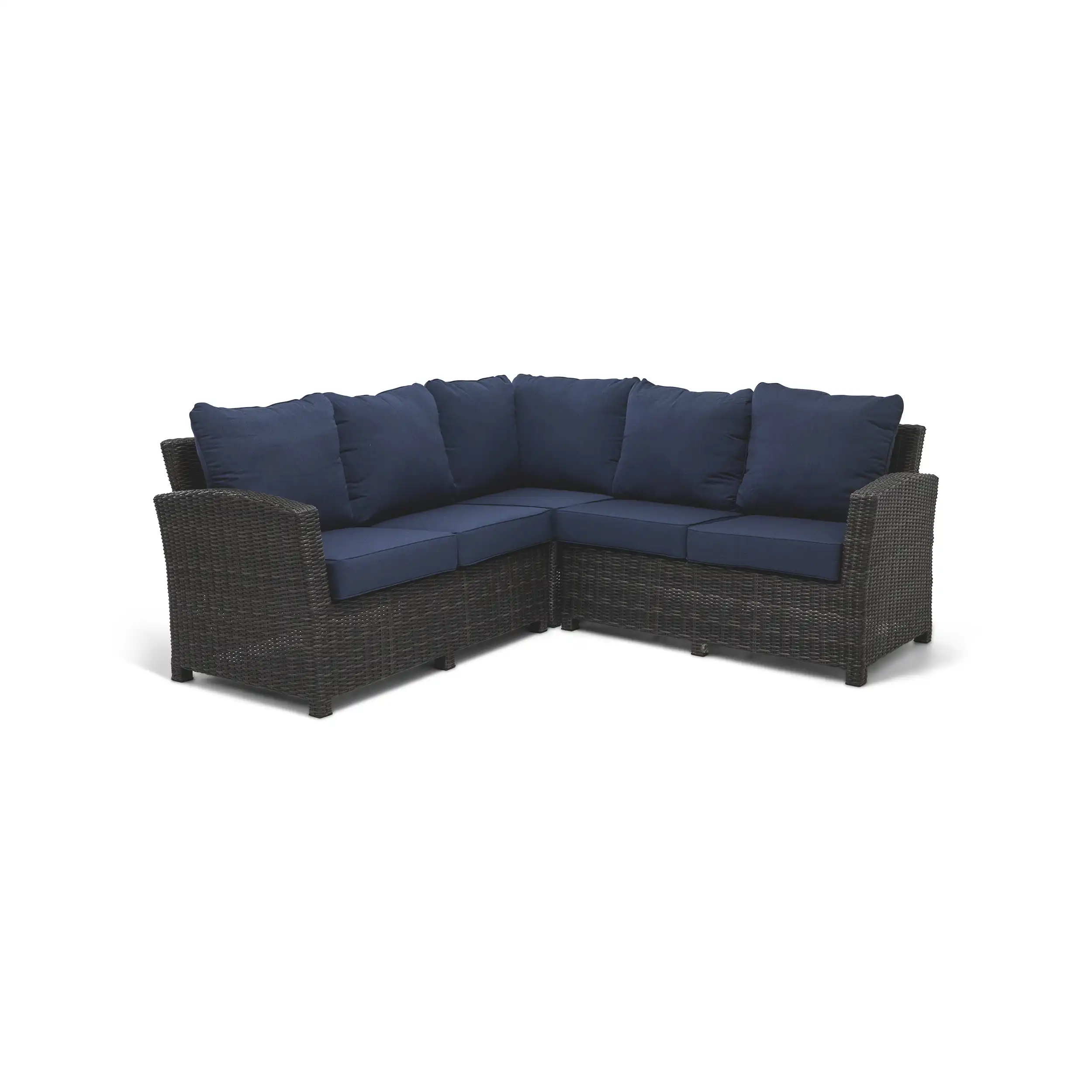 Ellis 3 Piece Sectional Group - Indigo Acrylic - Image 2