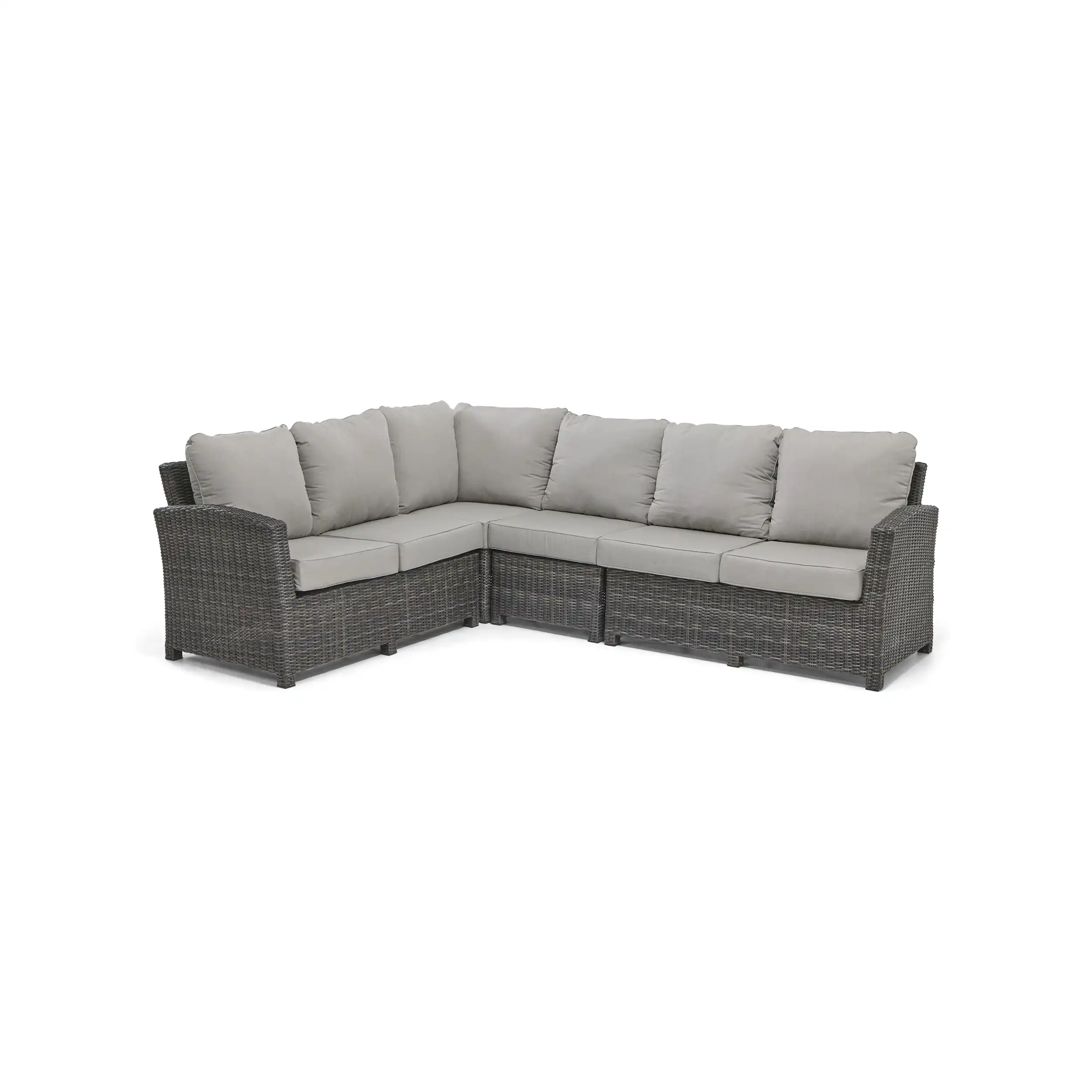 Ellis 4 Piece Sectional Group - Dove Acrylic - Image 2