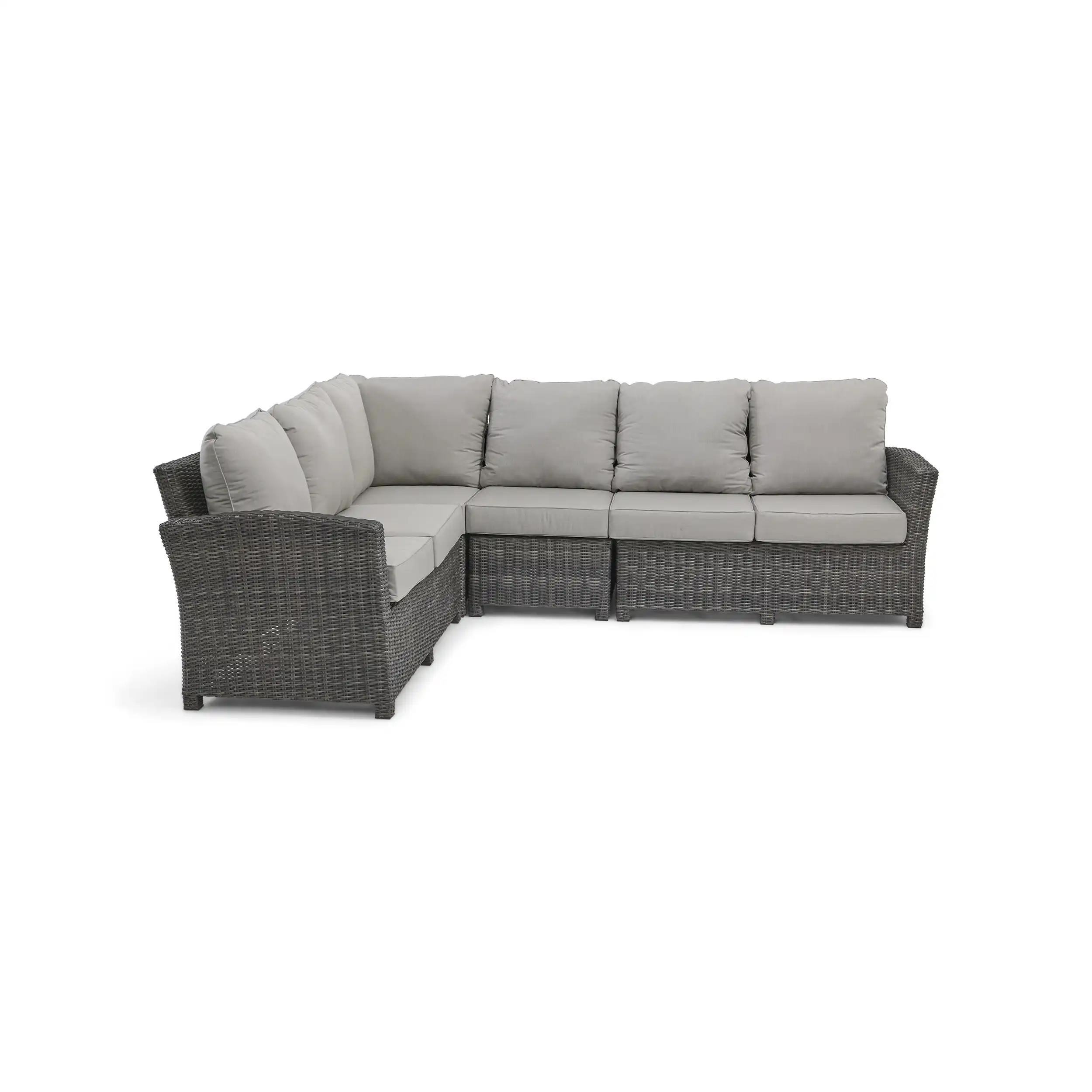 Ellis 4 Piece Sectional Group - Dove Acrylic - Image 3