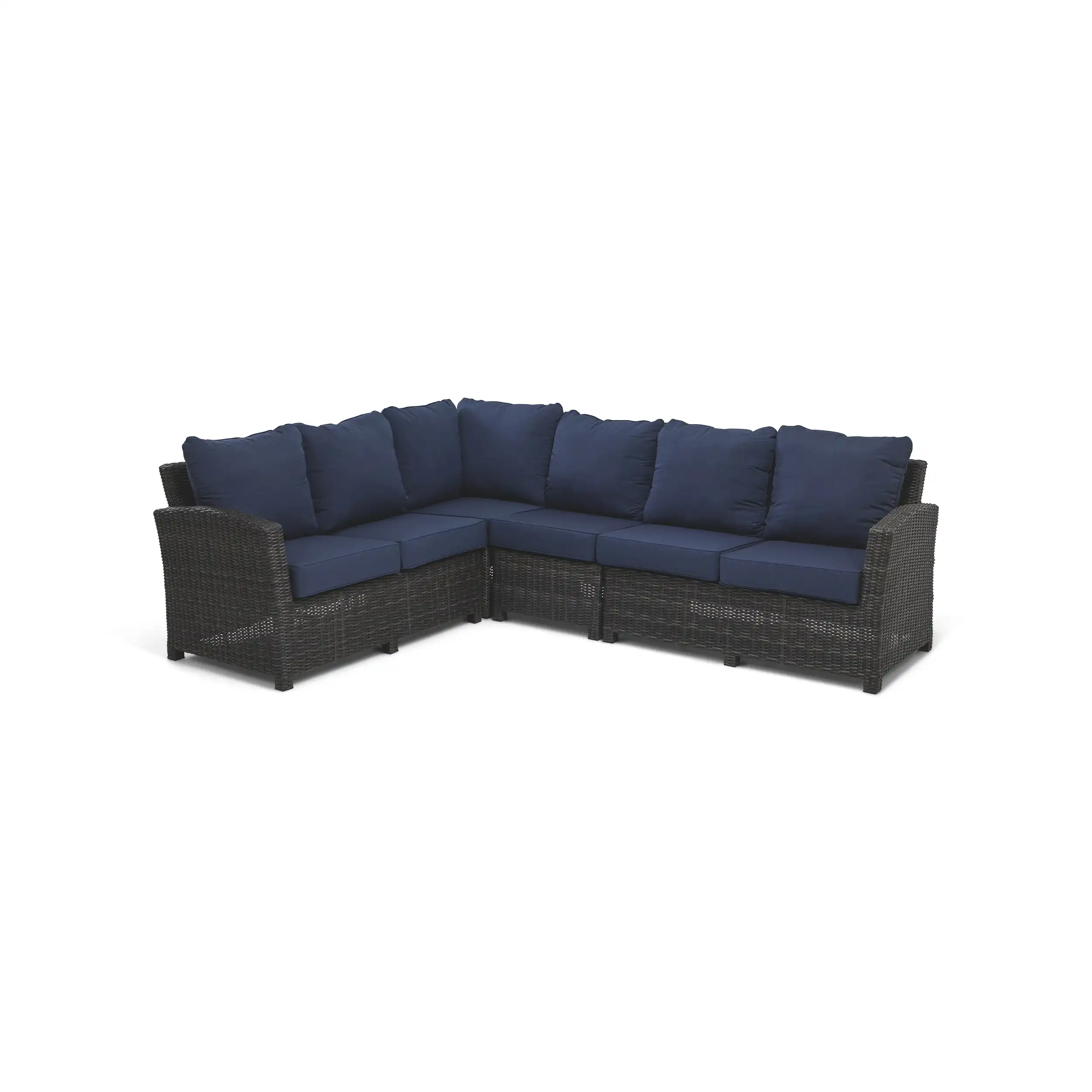 Ellis 4 Piece Sectional Group - Indigo Acrylic - Image 2
