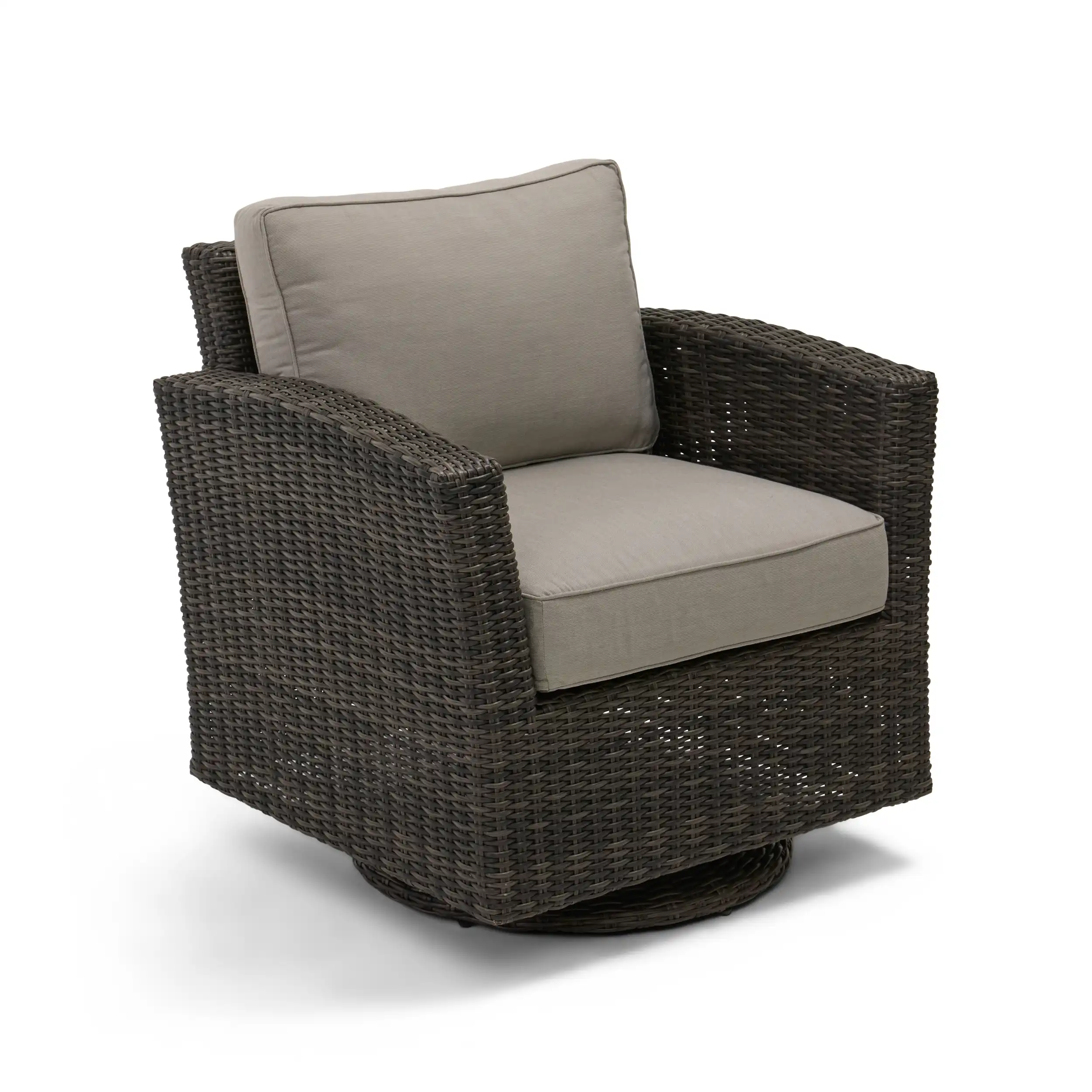 Ellis 7 Piece Sectional Firepit Chat Group - Dove Acrylic - Image 15