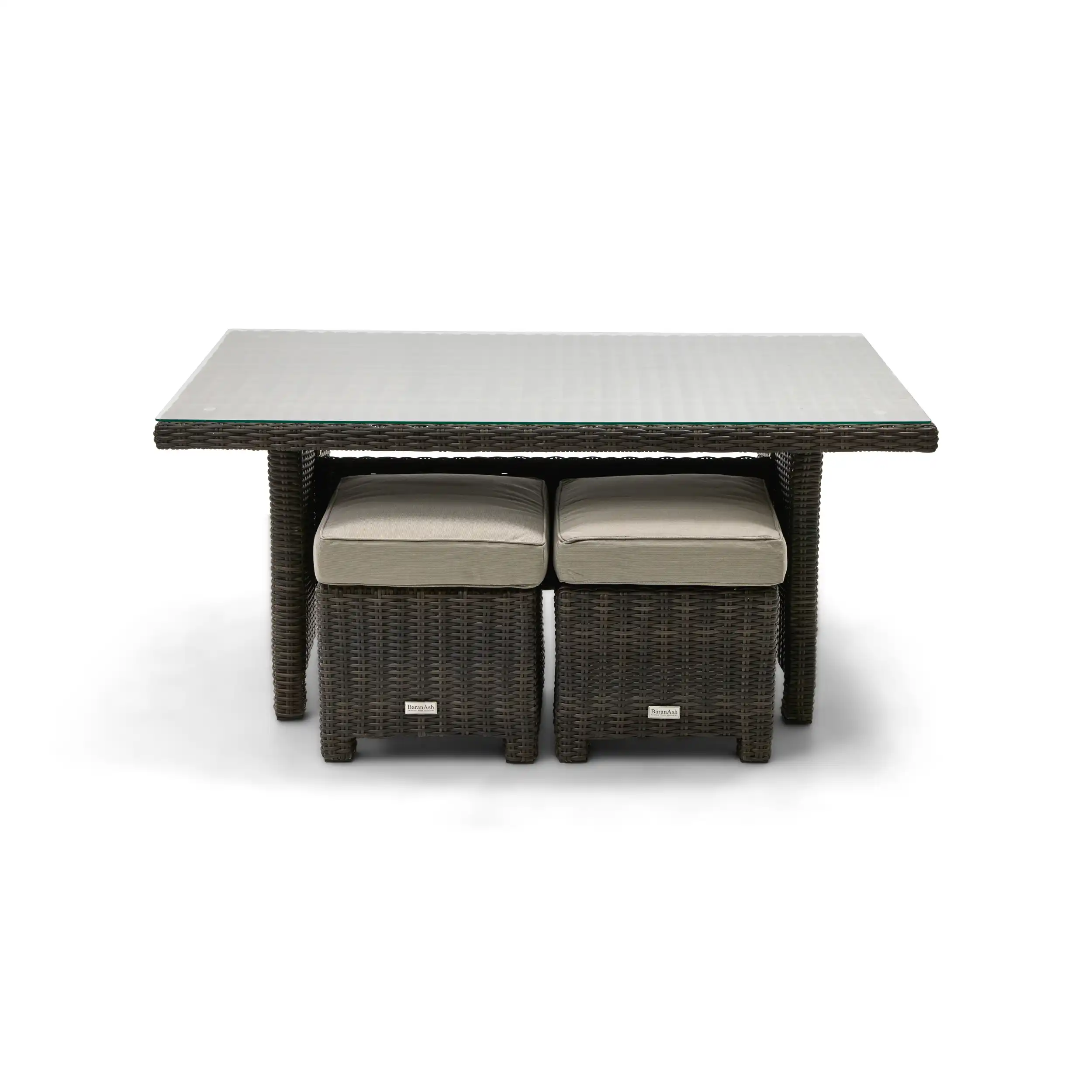 Ellis 7 Piece Sectional Chat Group - Dove Acrylic - Image 13