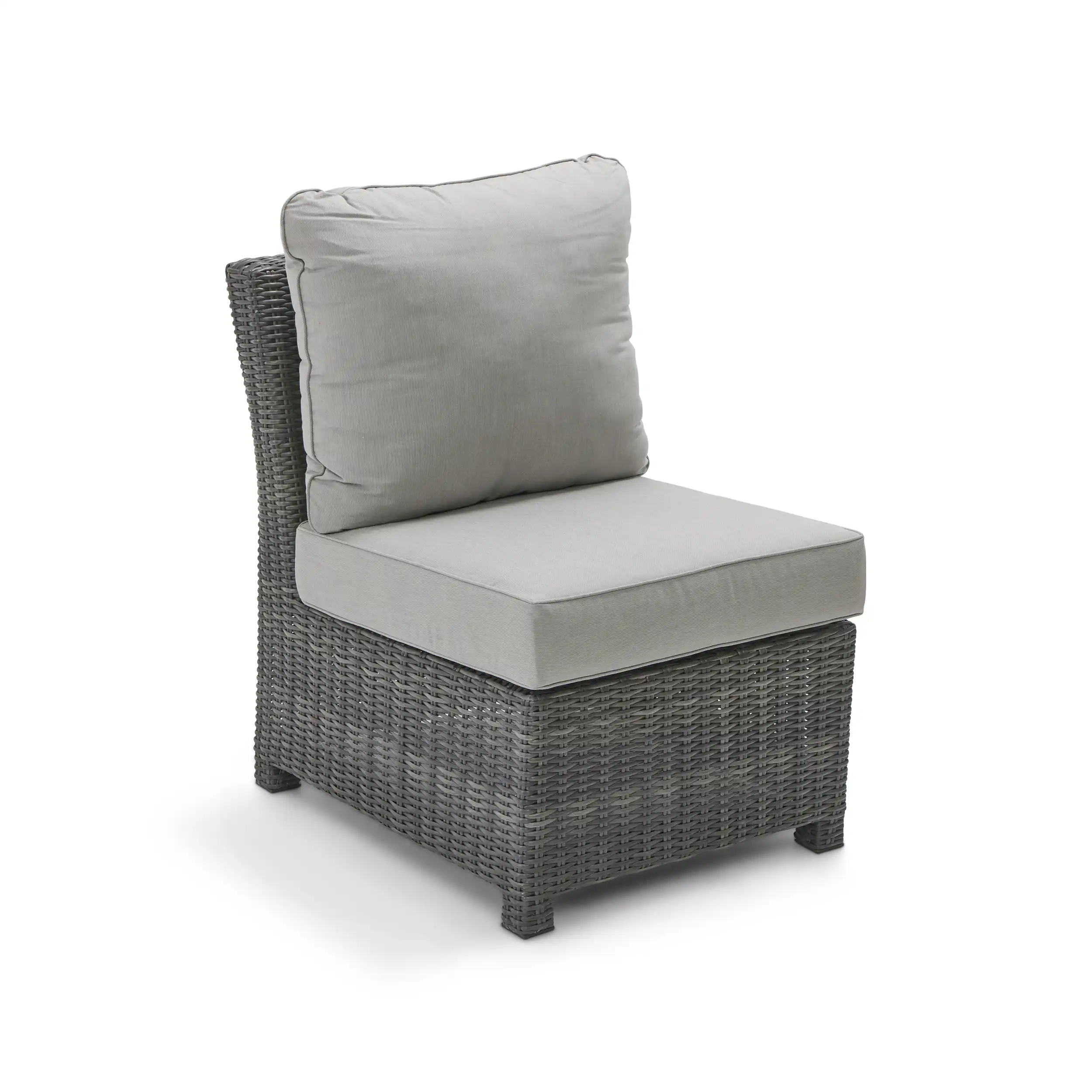 Ellis 7 Piece Sectional Firepit Chat Group - Dove Acrylic - Image 4