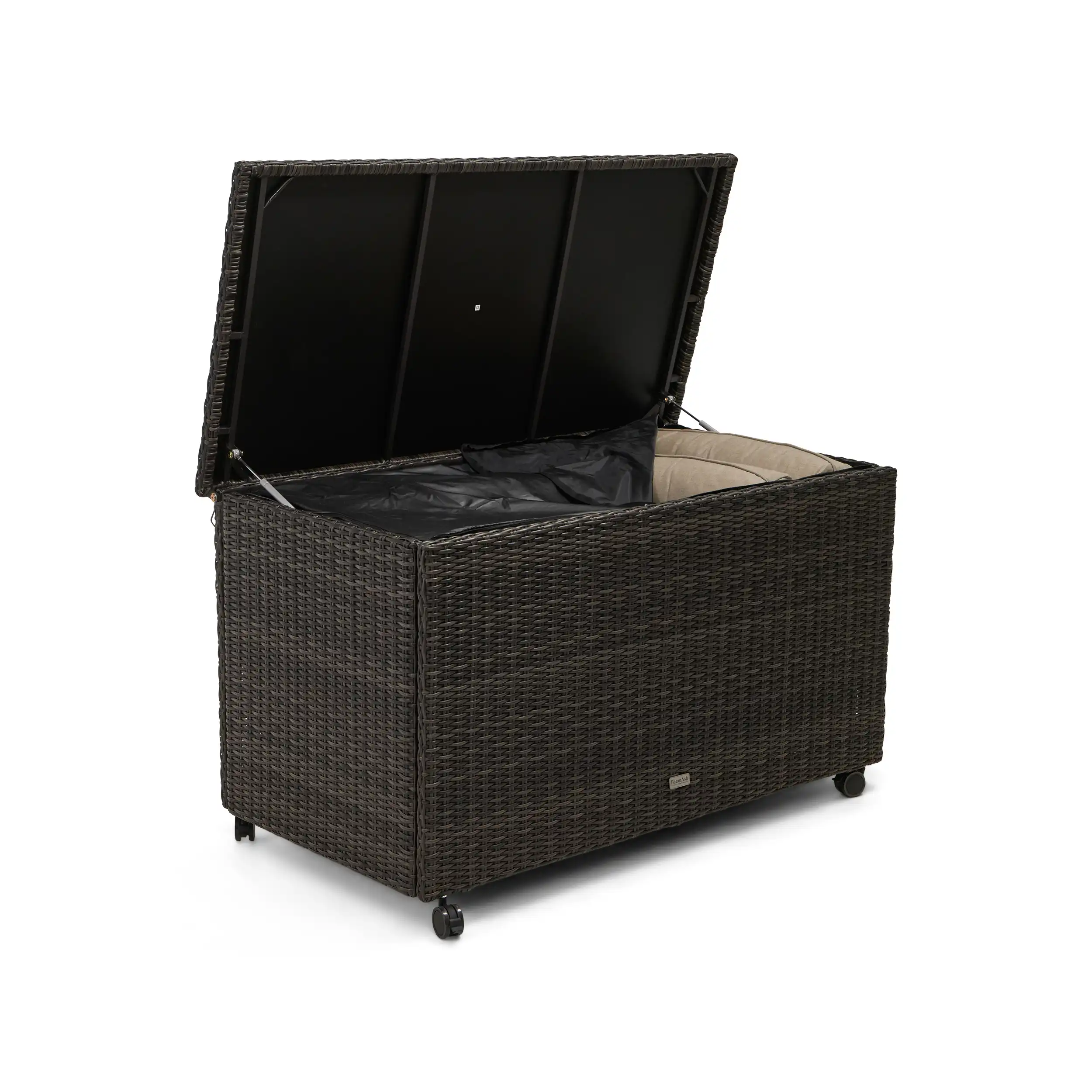 Ellis Silver Oak Woven Storage Chest - Image 2