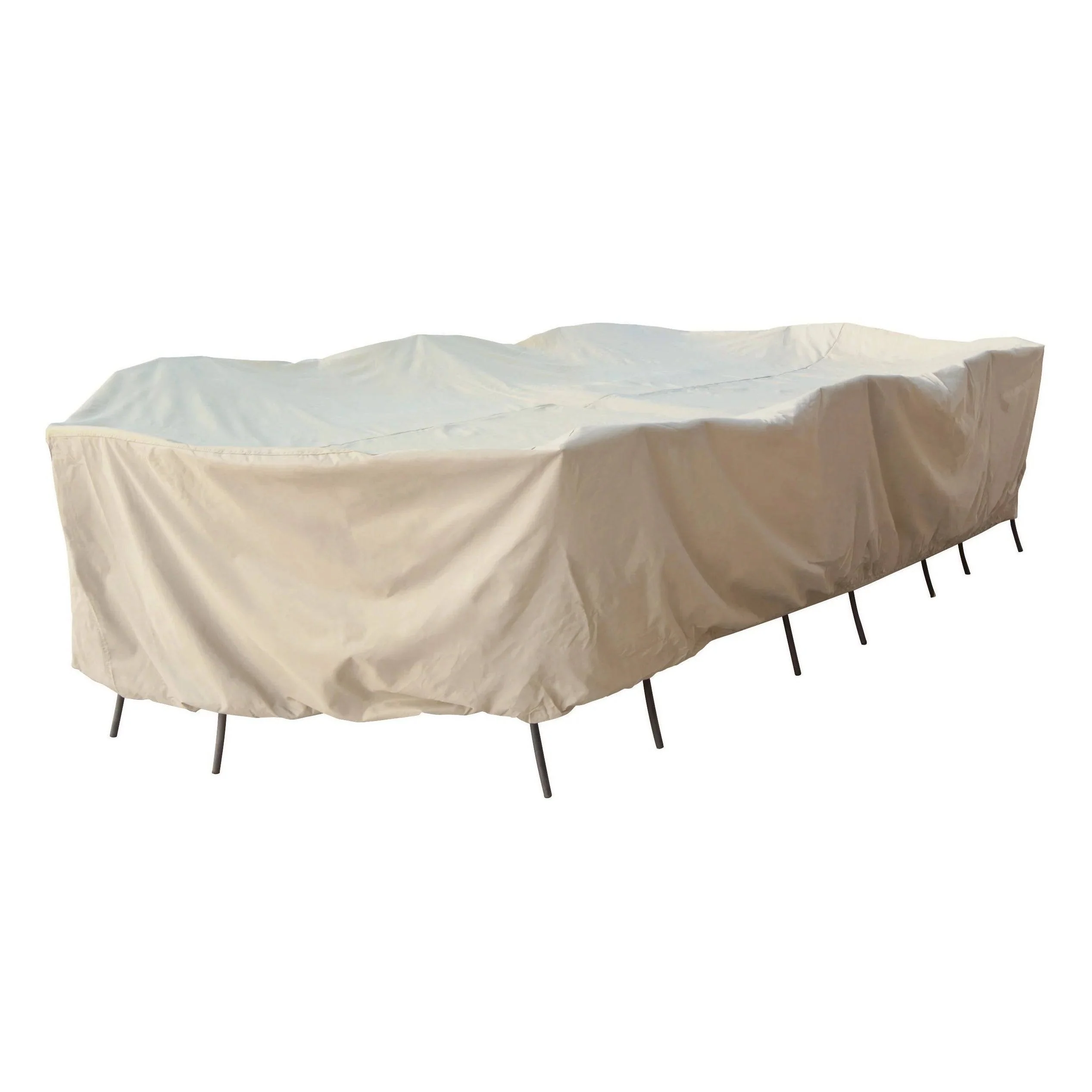 Extra Large Oval/Rectangle Complete Set Cover W/ Ties - Image 2