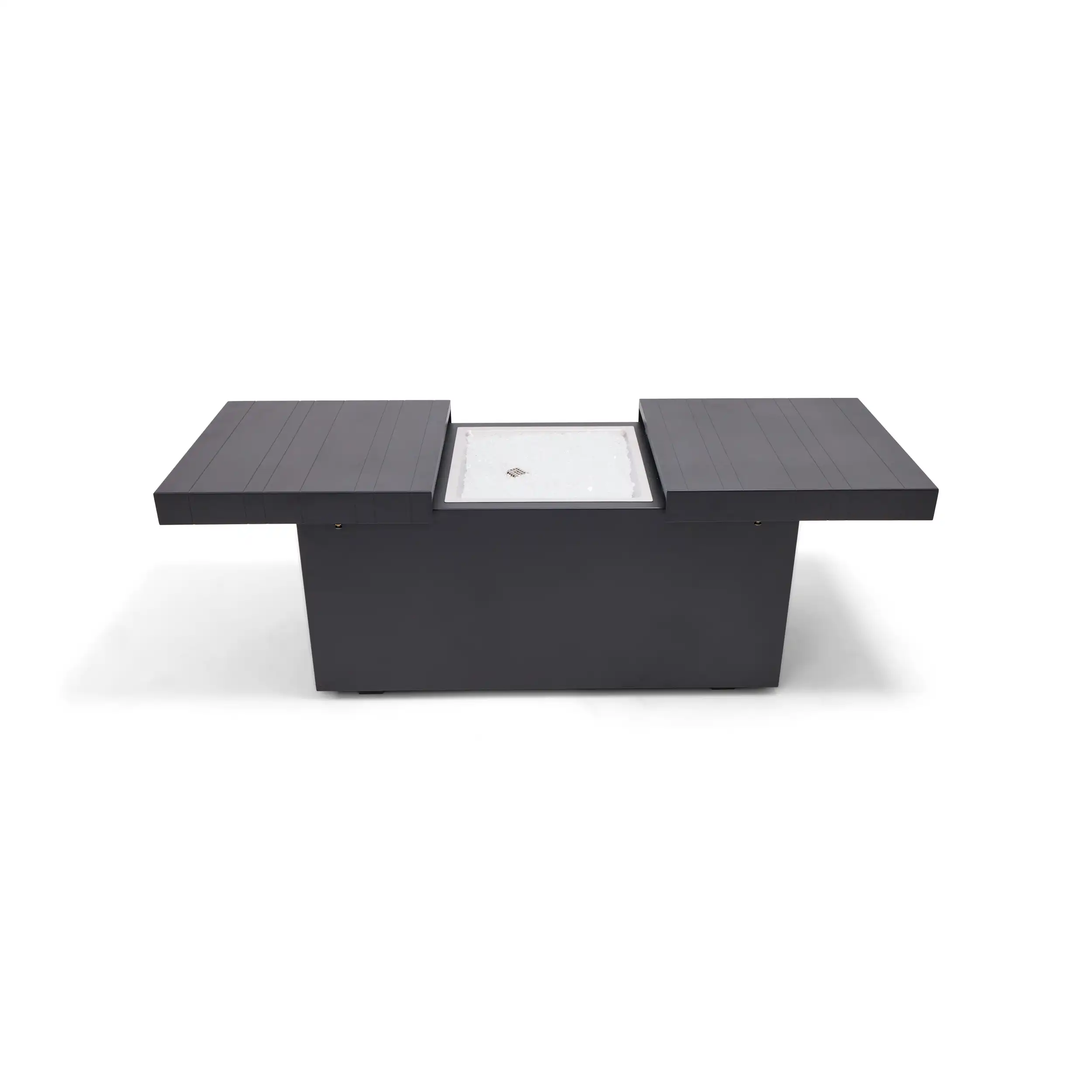 24"x48" Rectangle Black Firepit/Coffee Table - Image 5