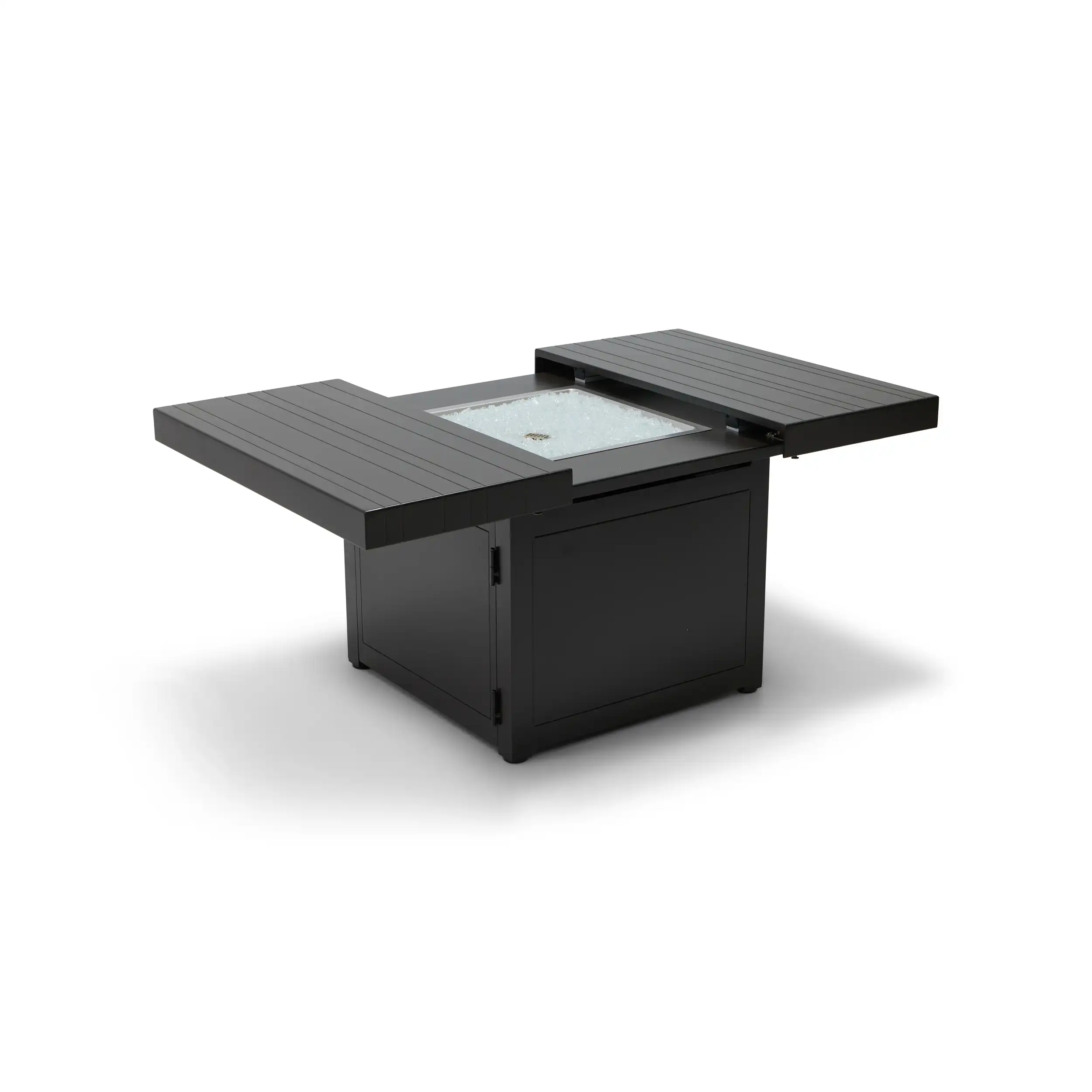 34" Square Brown Firepit/Coffee Table - Image 5