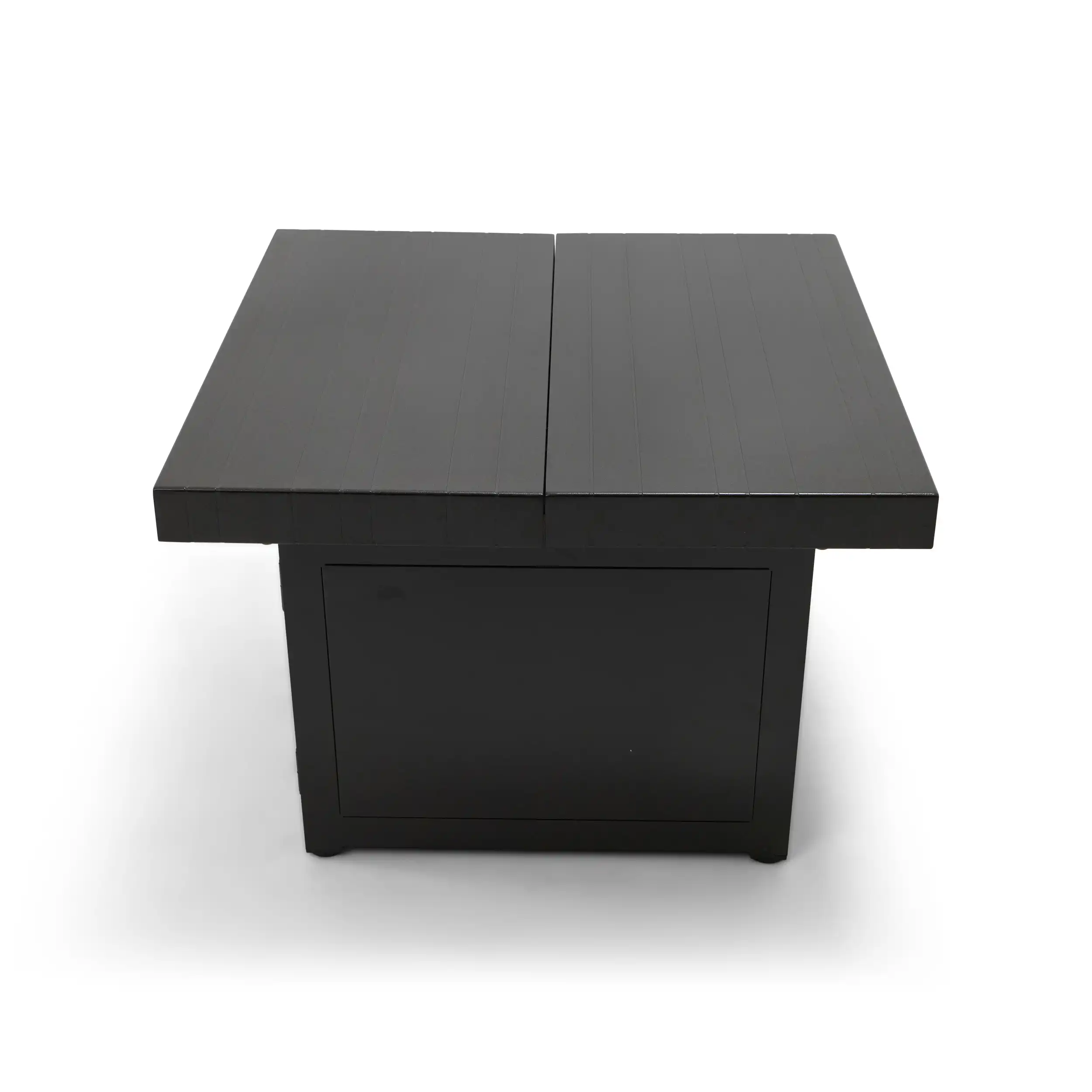 34" Square Brown Firepit/Coffee Table - Image 9