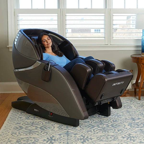 Galaxy Max 4D Massage Chair - Grey/Brown - Image 5