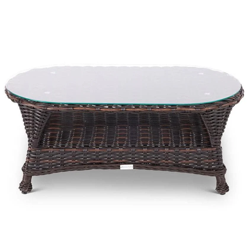 Glenview Roasted Pecan Coffee Table W/Glass - Image 2