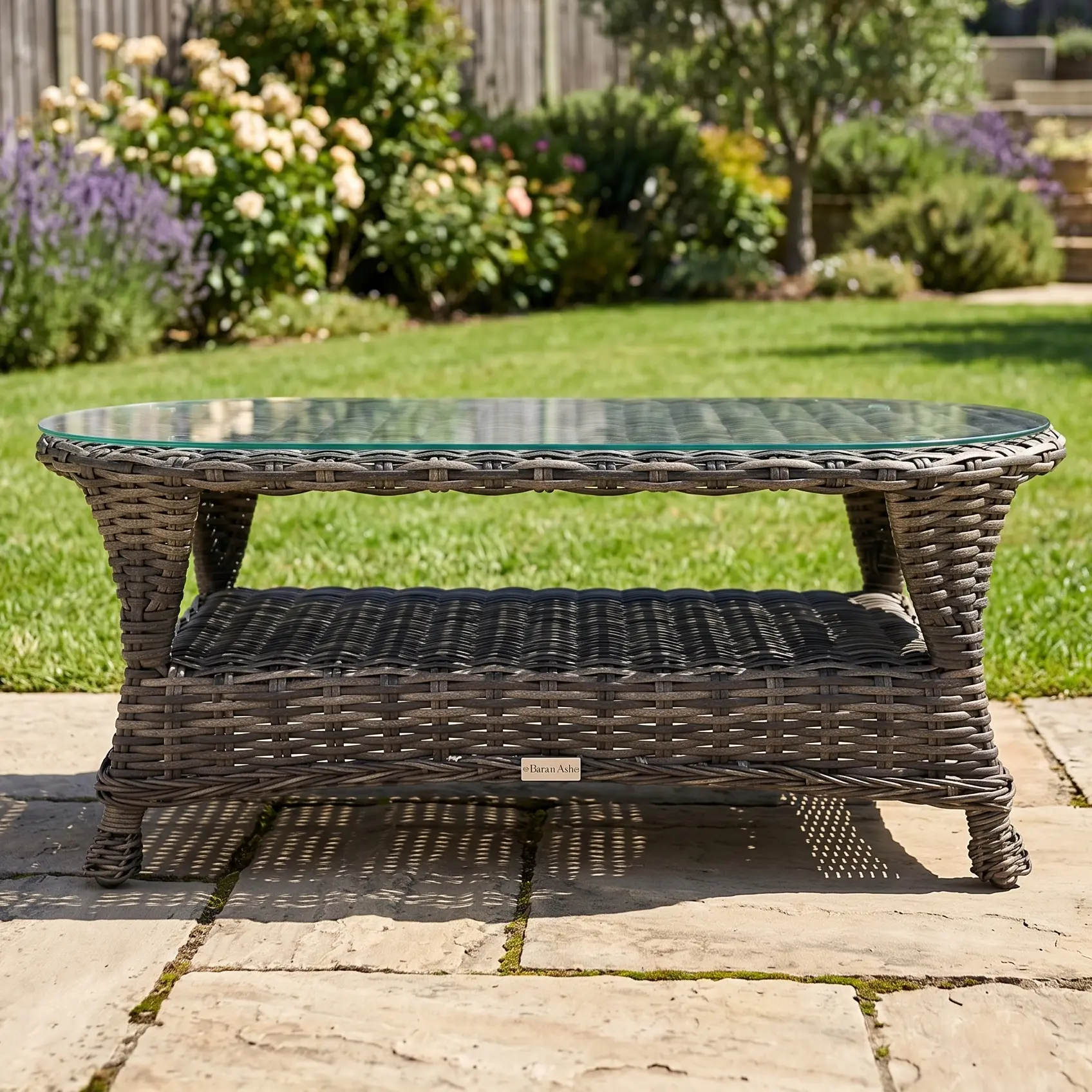 Glenview Shale Coffee Table W/Glass