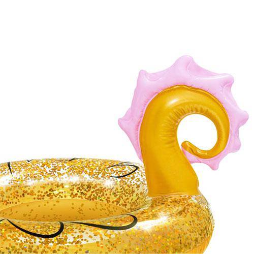 Glitter Seahorse Inflatable Ring - Image 6