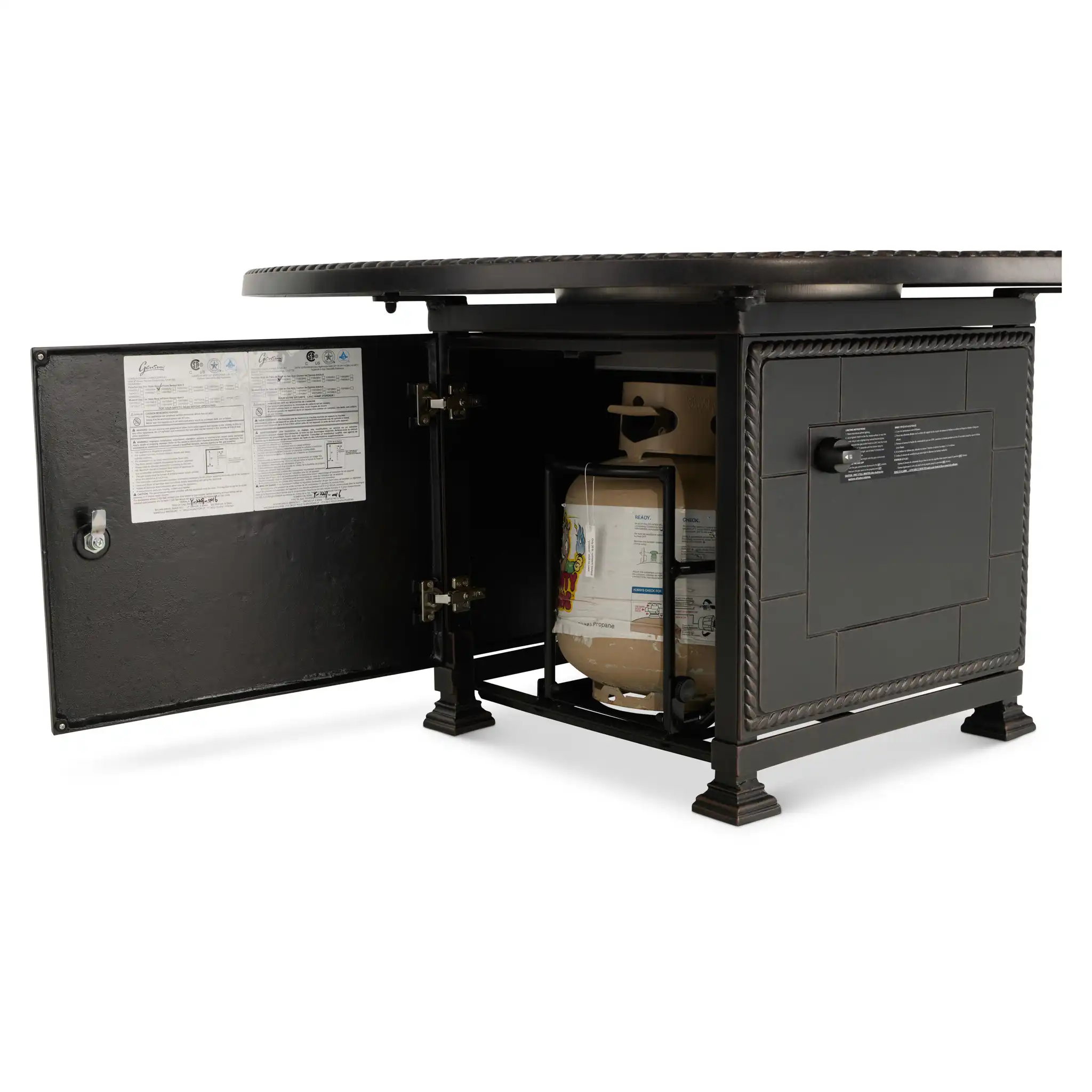 54" Grand Terrace Fire Table W/ Lid - Image 8
