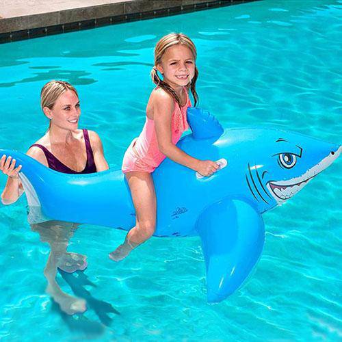 Great White Shark Inflatable Ride On - Image 2