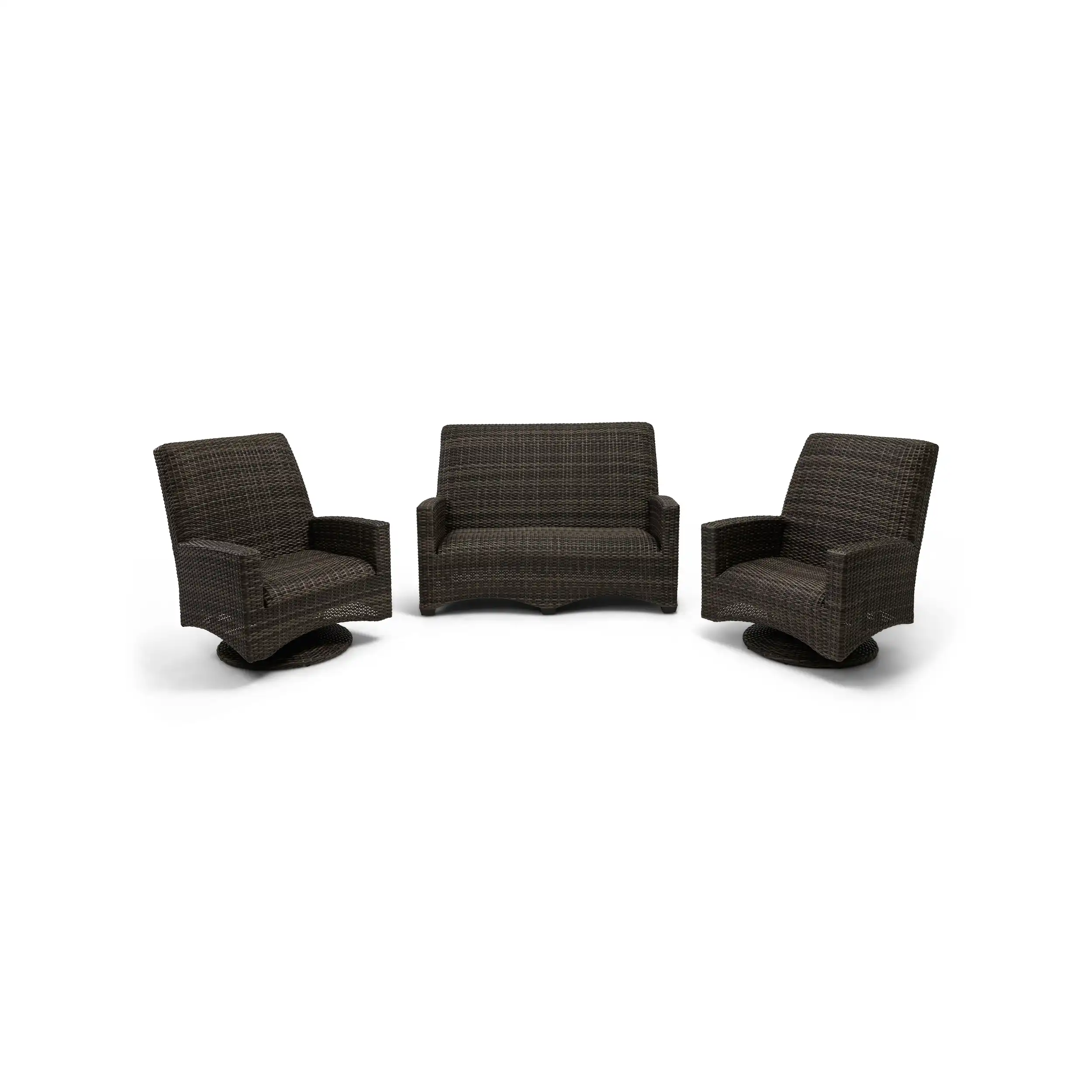 Grey Kampala 3 Piece QDF Loveseat Group - Image 2
