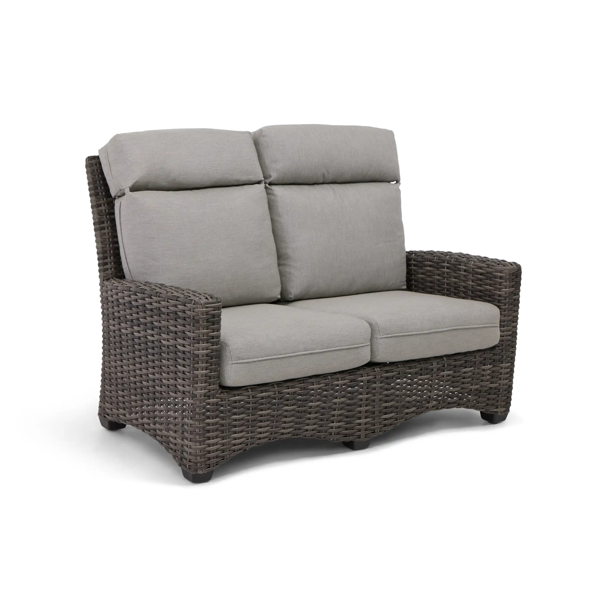 Grey Kampala 5 Piece Loveseat Chat Group - Makar Oyster - Image 6