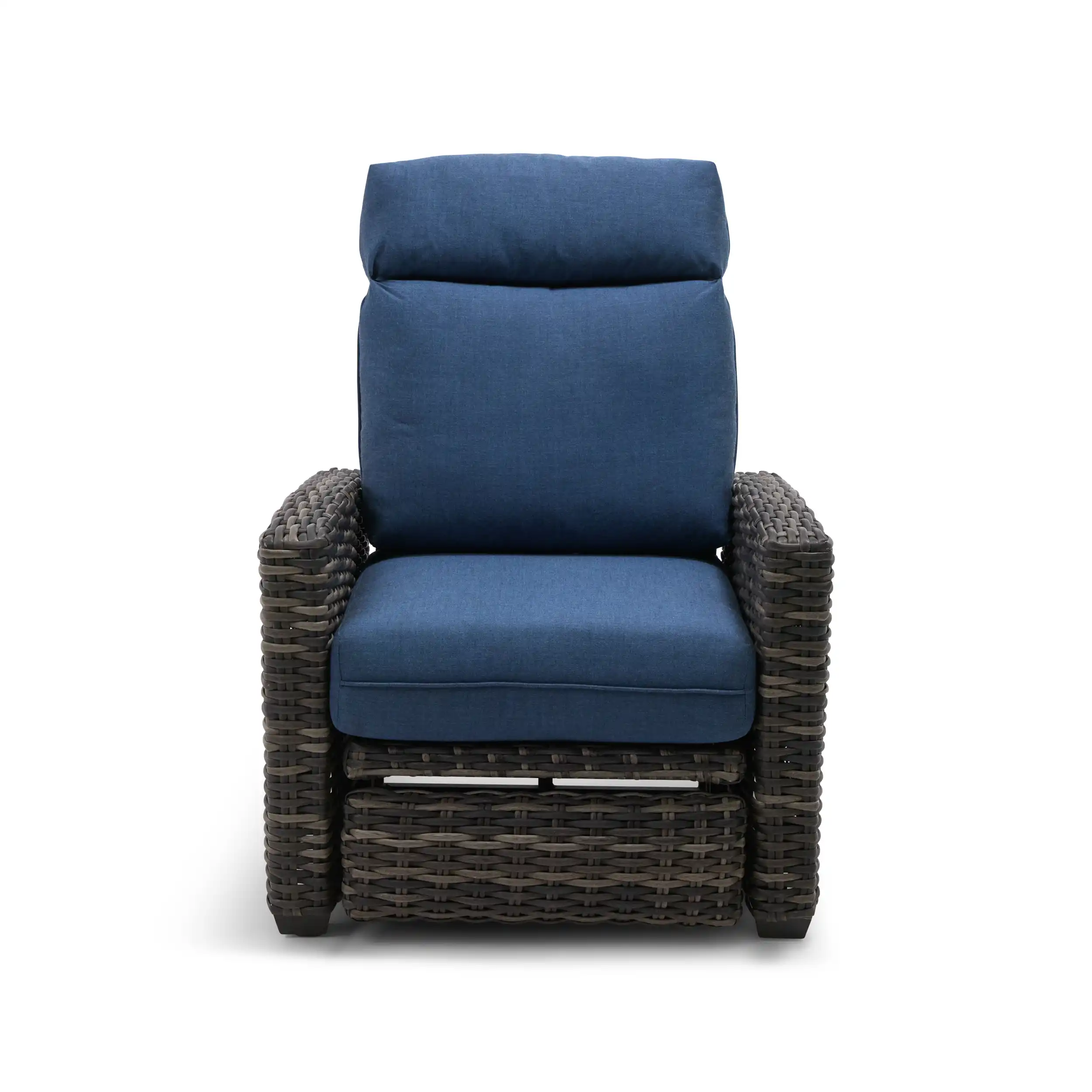 Grey Kampala 5 Piece Sofa Chat Group - Lifeguard Lapis Indigo - Image 13