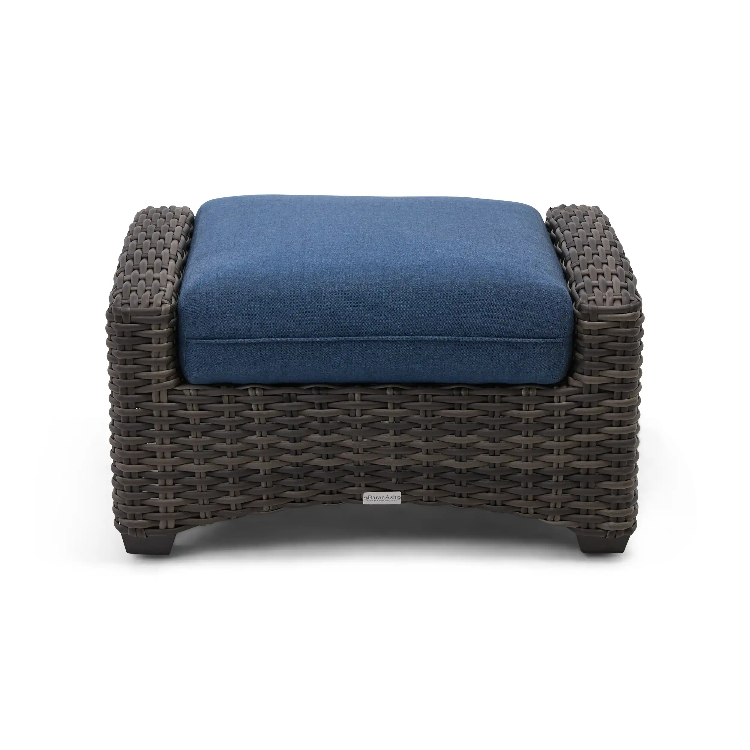 Grey Kampala 5 Piece Sofa Chat Group - Lifeguard Lapis Indigo - Image 24
