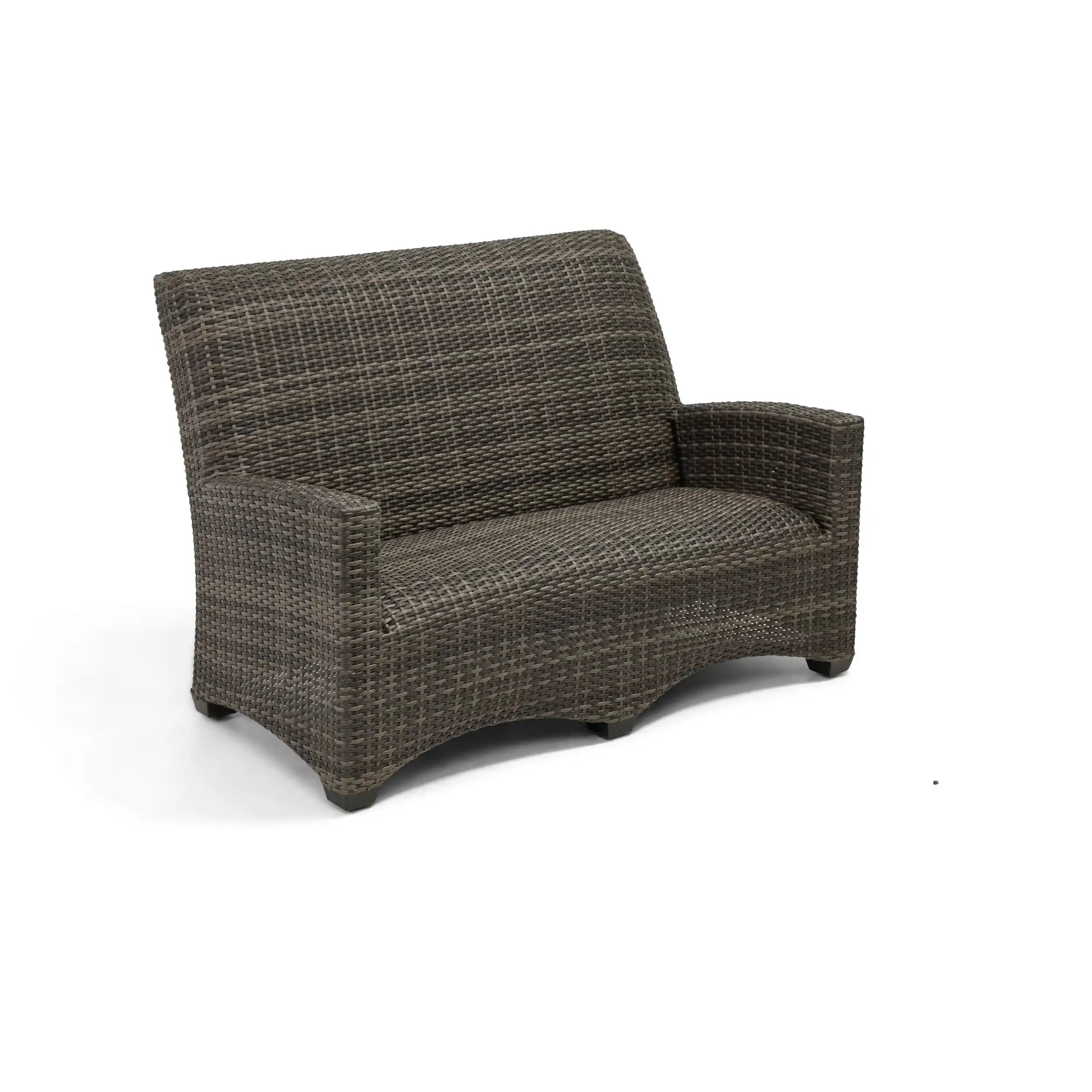 Grey Kampala 5 Piece QDF Loveseat Firepit Chat Group - Image 7