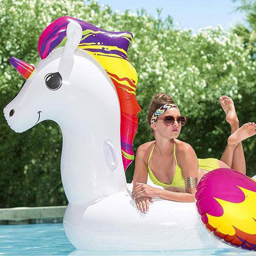 Inflatable Luxury Unicorn Inflatable Ride On - Image 6